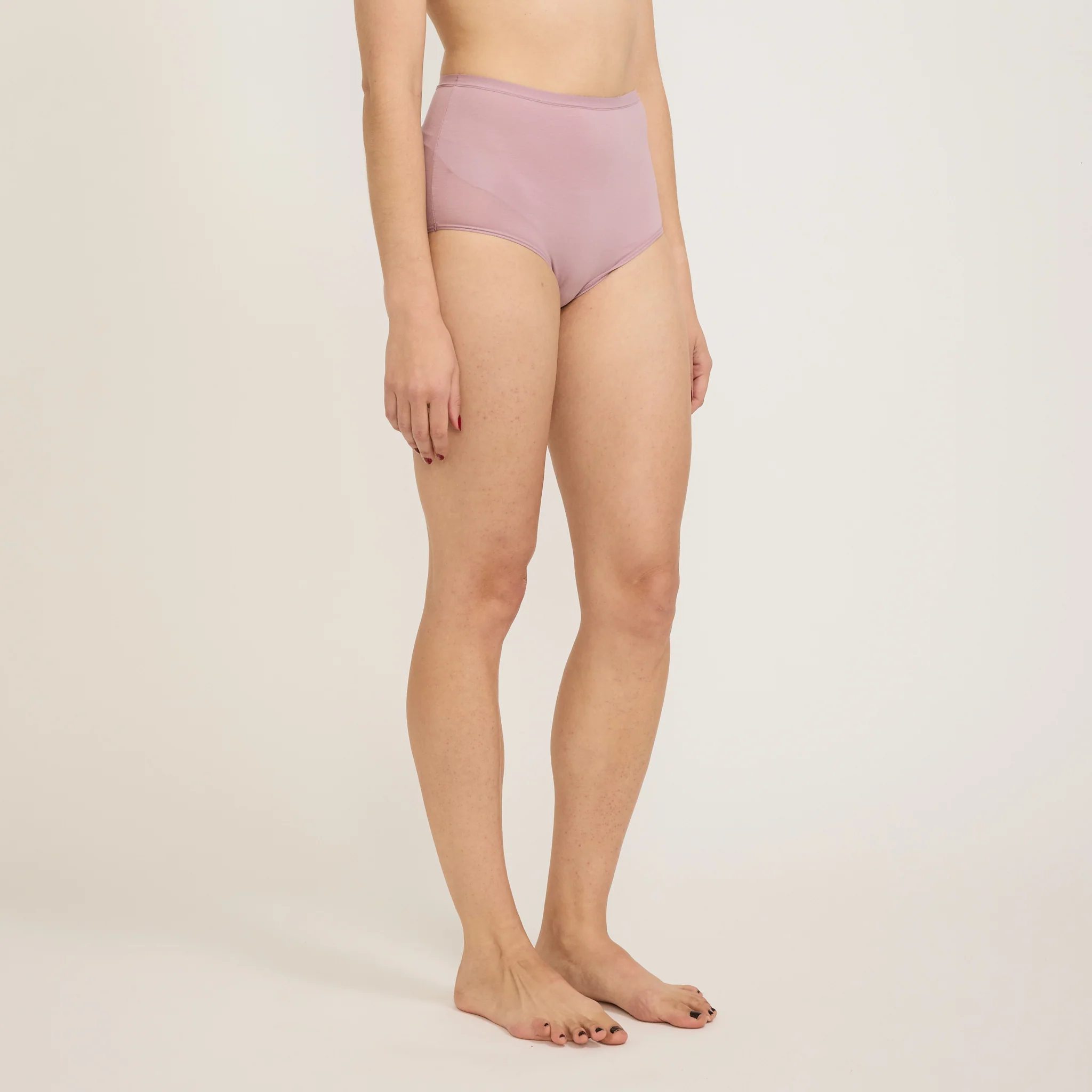 High Waist Bell Pants Still Purple - Image 3