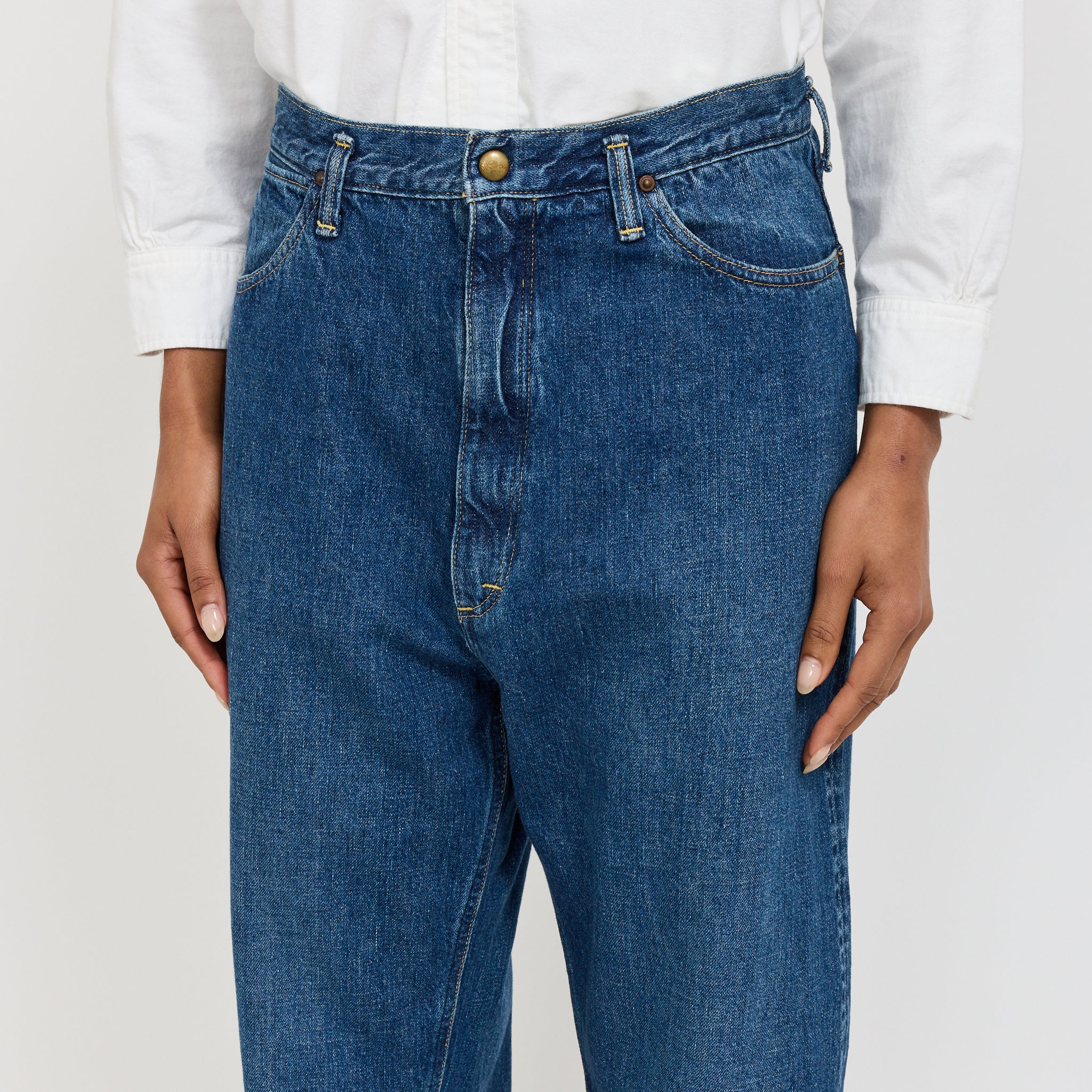 High Waist Original Selvedge Denim Used (Jasmin) - Image 6