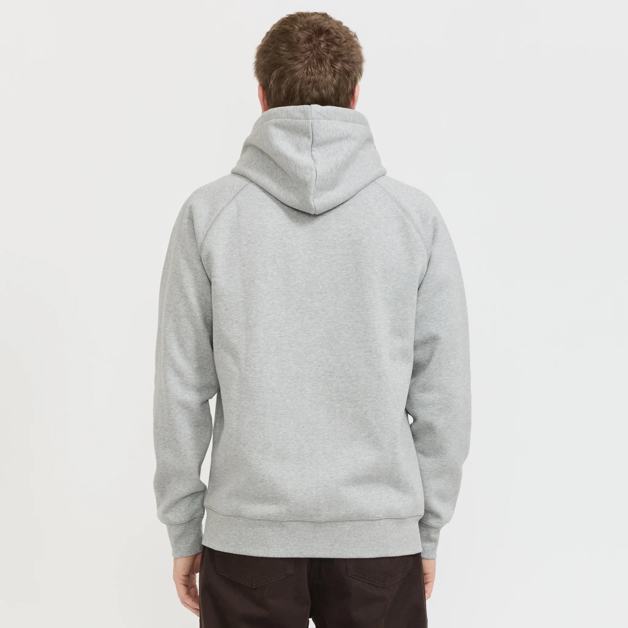 Hooded Chase Jacket Grey Heather/Gold - Image 4