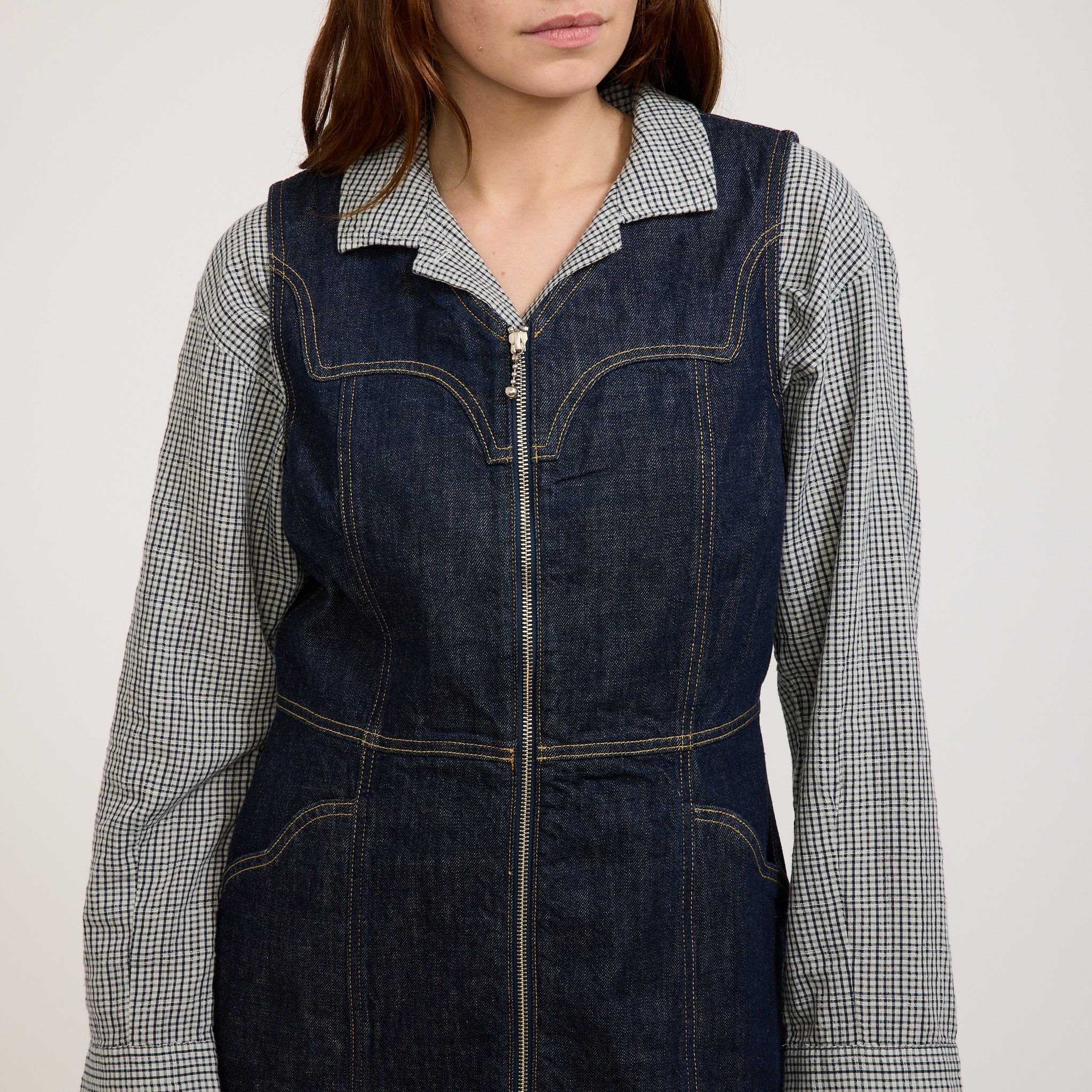 Ina Denim Dress One Wash - Image 4