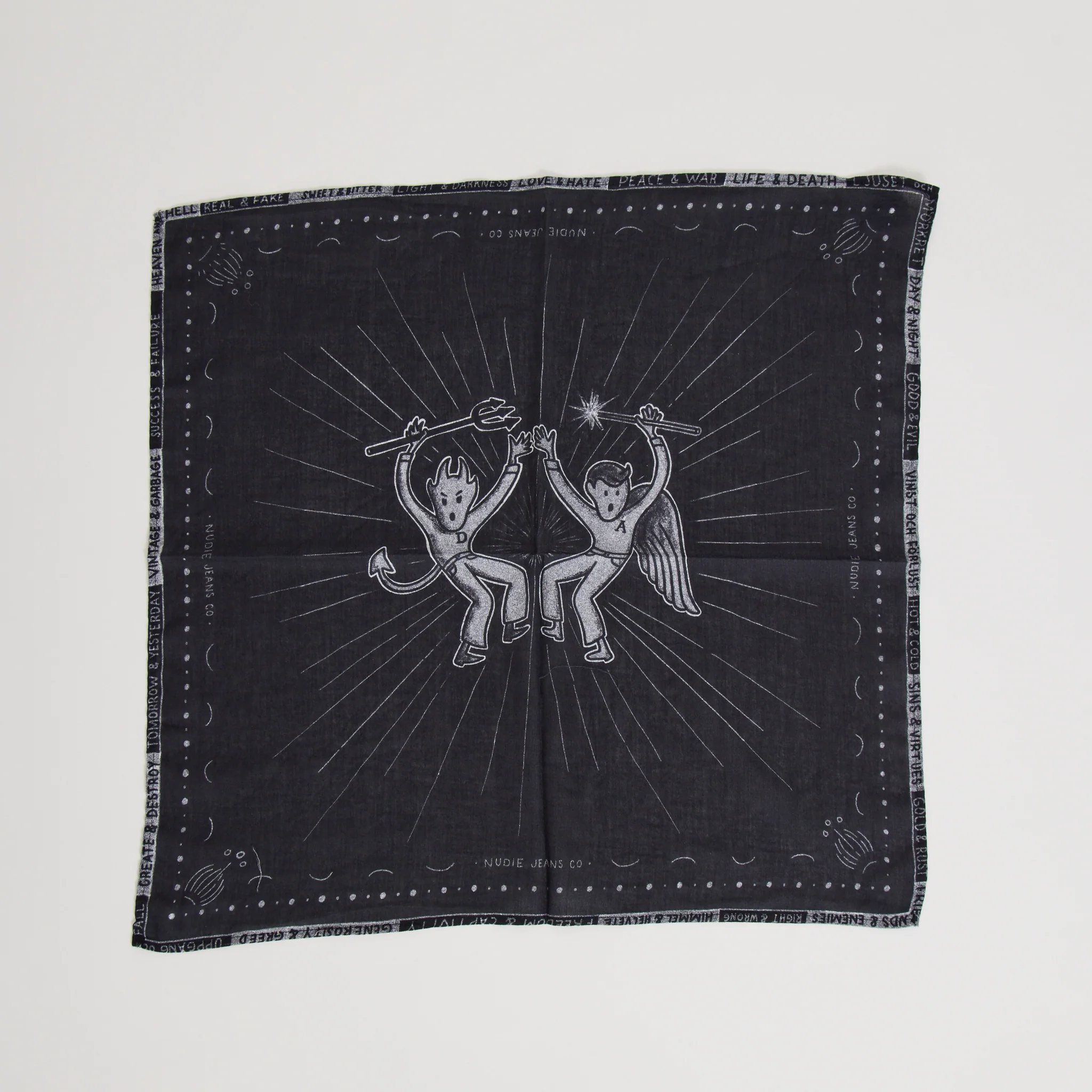 Ingrid Bandana Counterpoints Black - Image 2