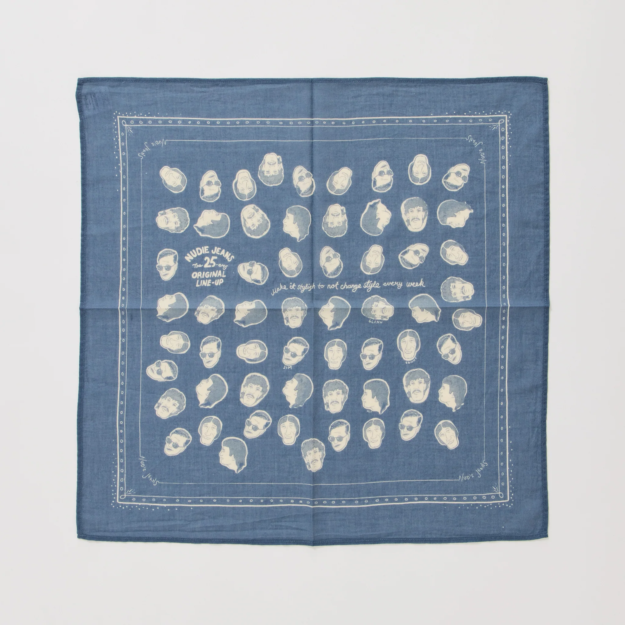 Ingrid Bandana OG Line Up Blue - Image 2