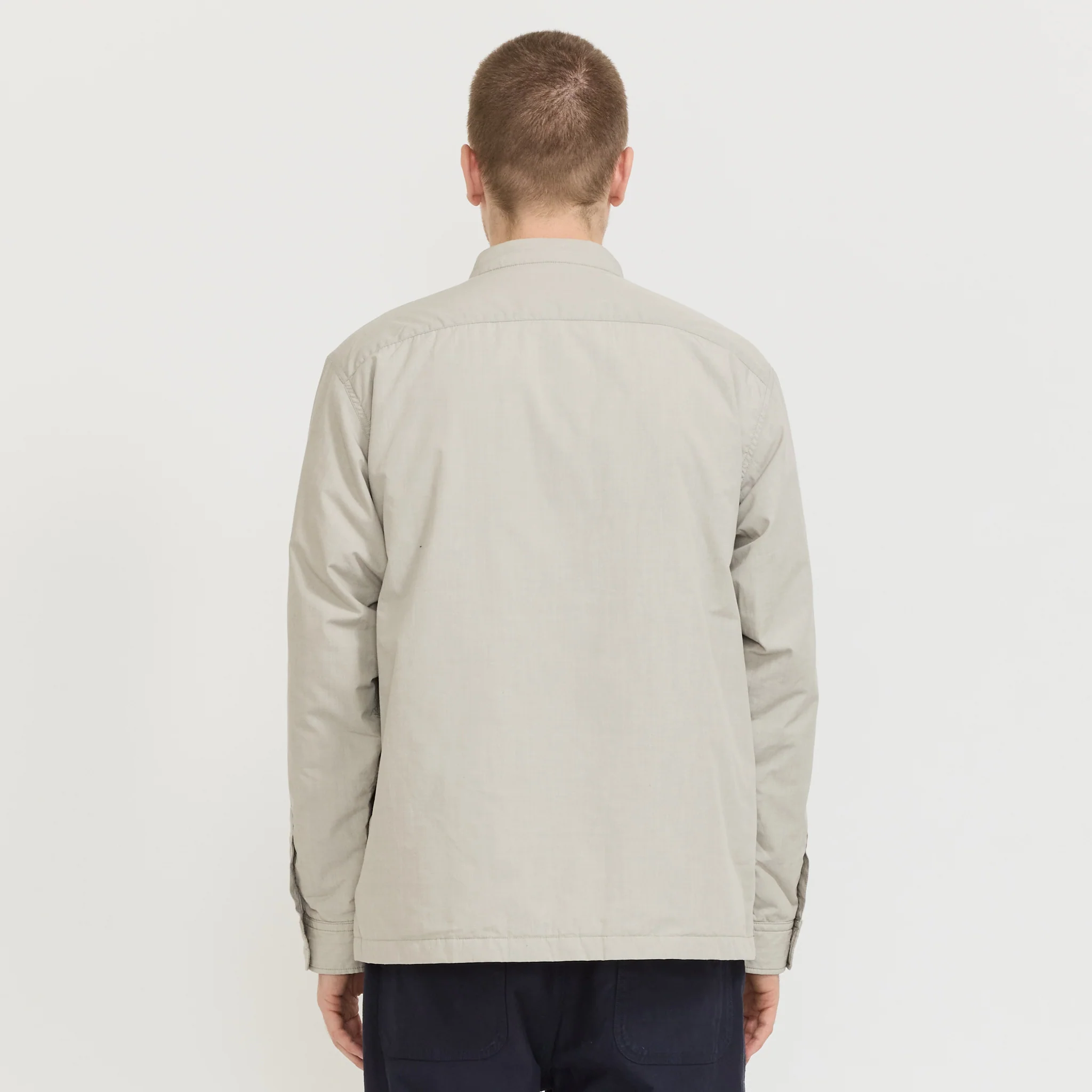 Insulation Shirt Jacket Beige - Image 4