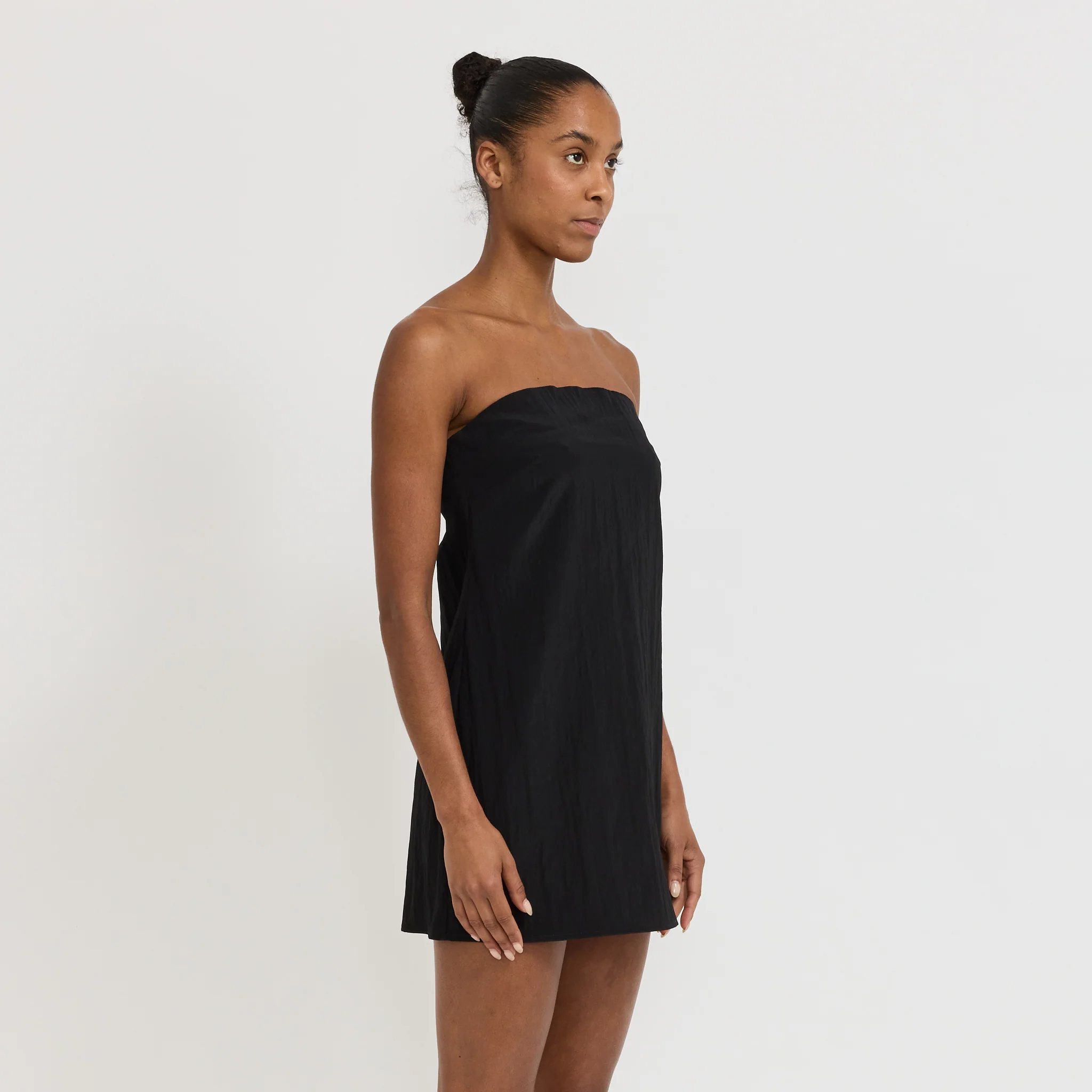 Intercept Mini Dress Black - Image 3