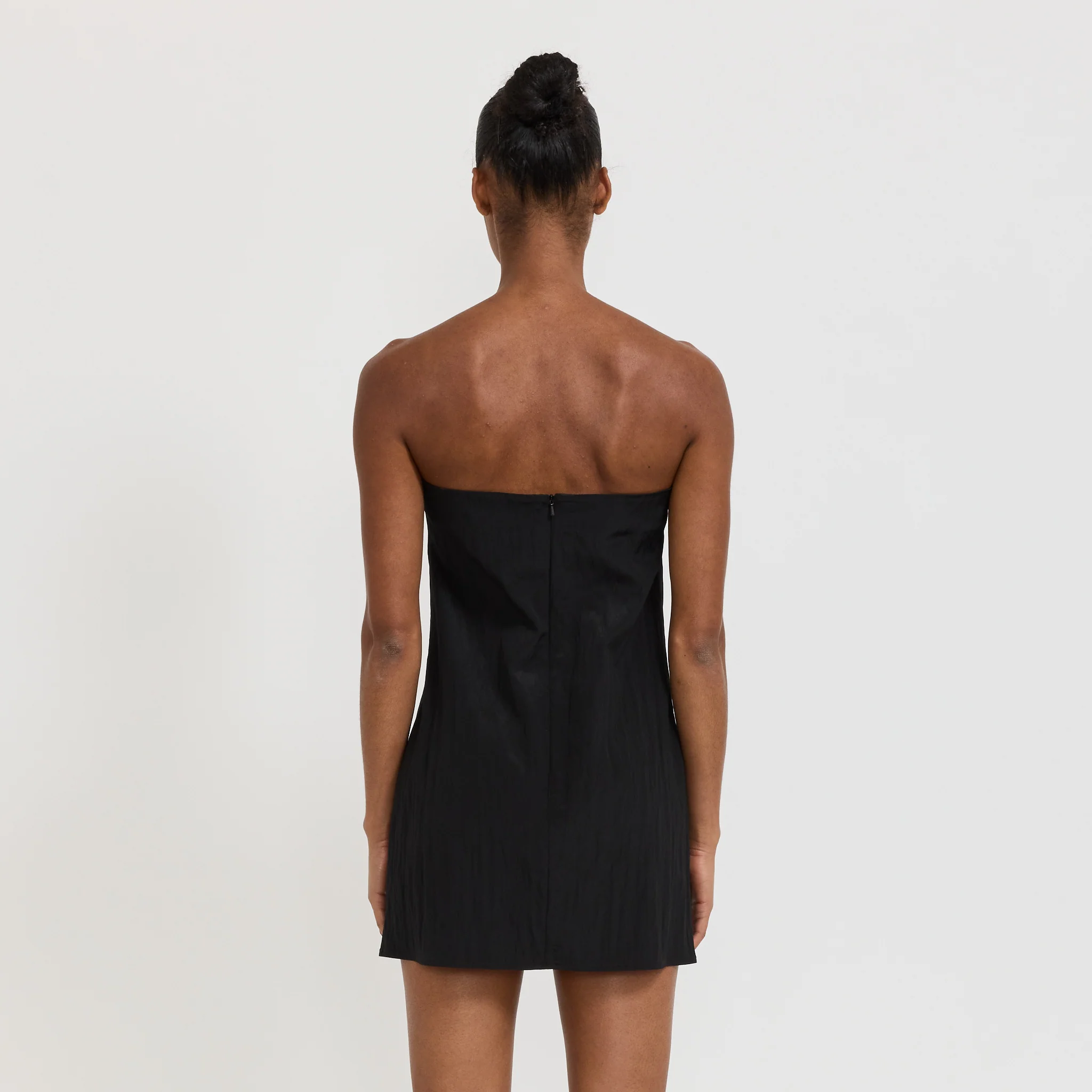 Intercept Mini Dress Black - Image 4