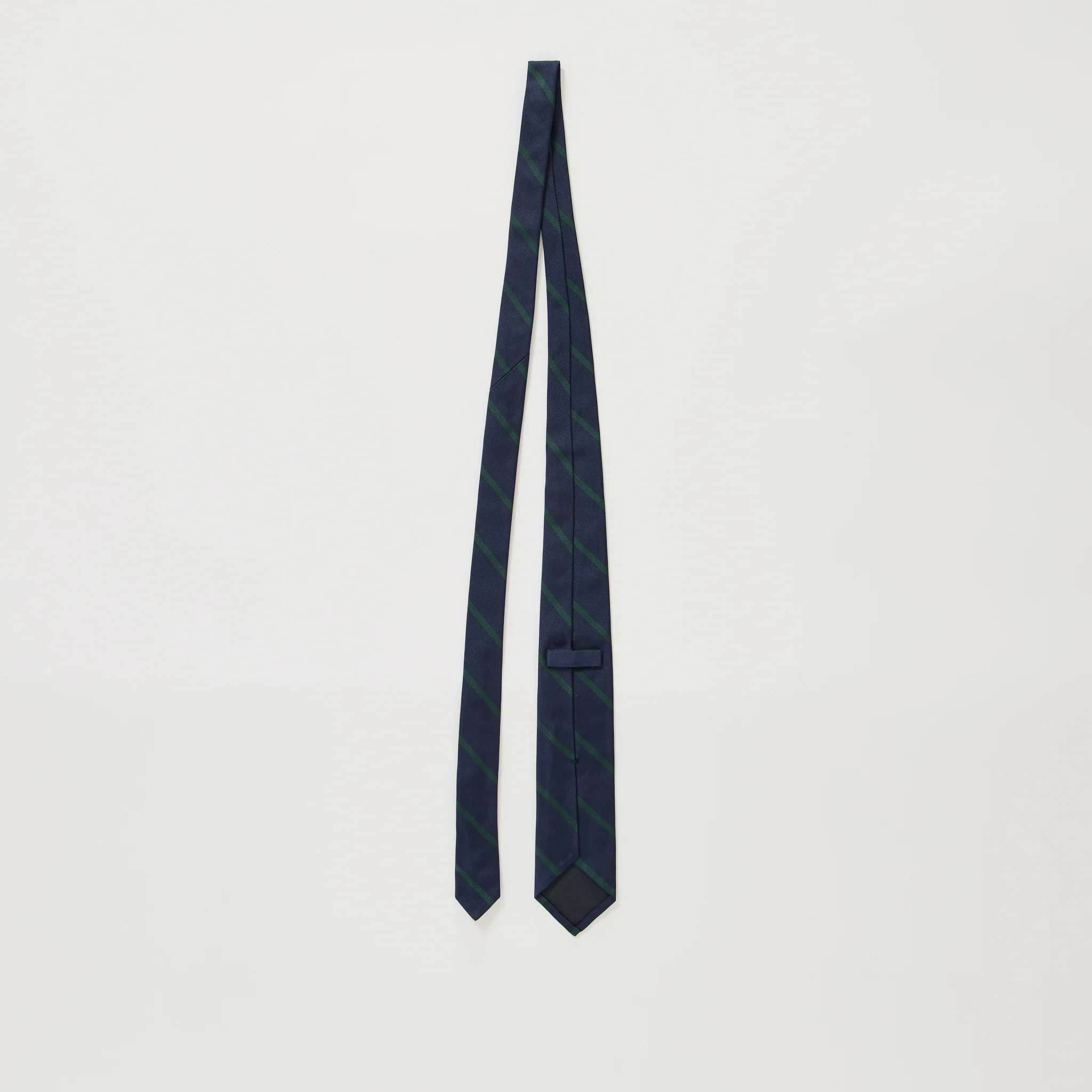Ivy Tie Regimental Bar Stripe Green - Image 2