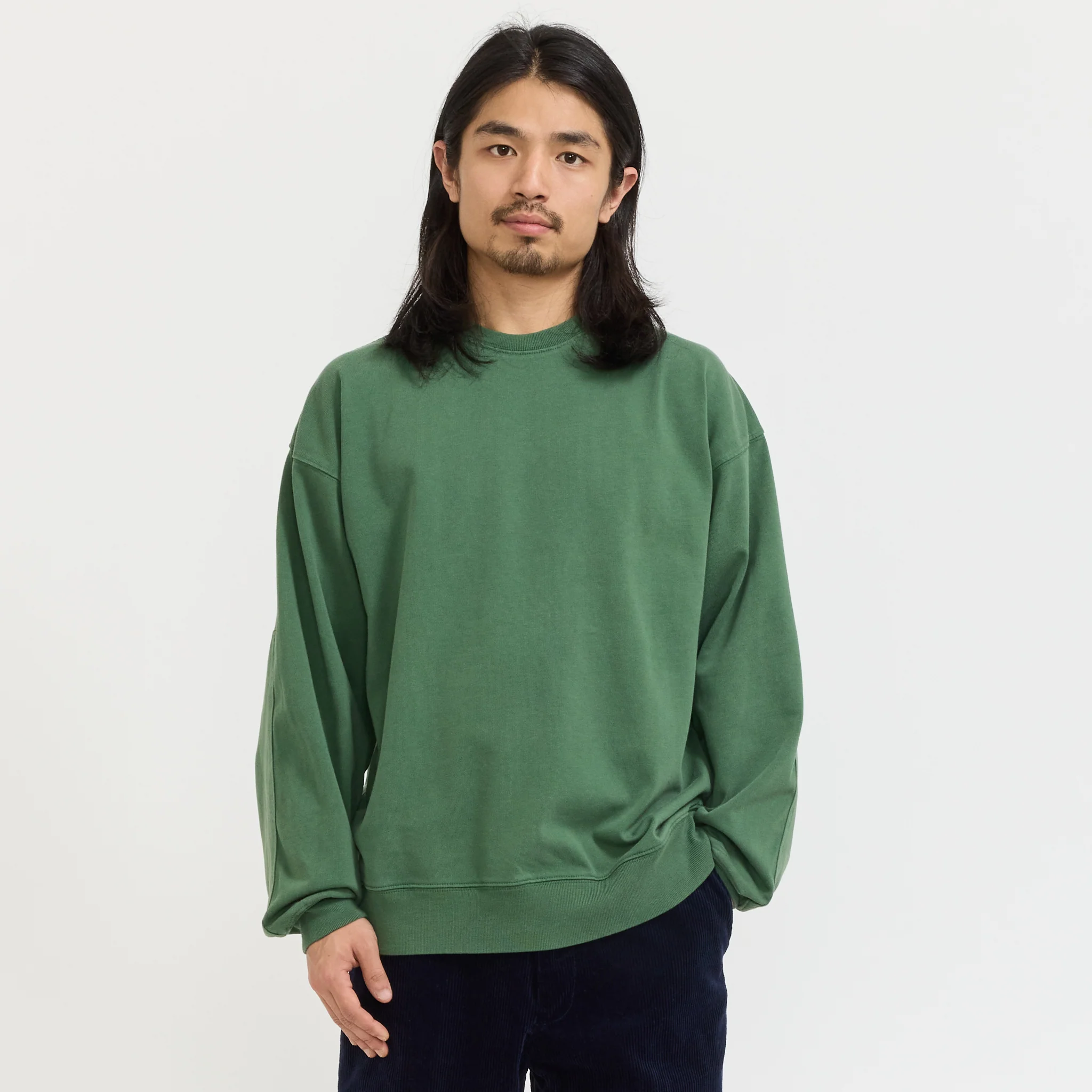 Jaar Reinforced Crew Faded Green