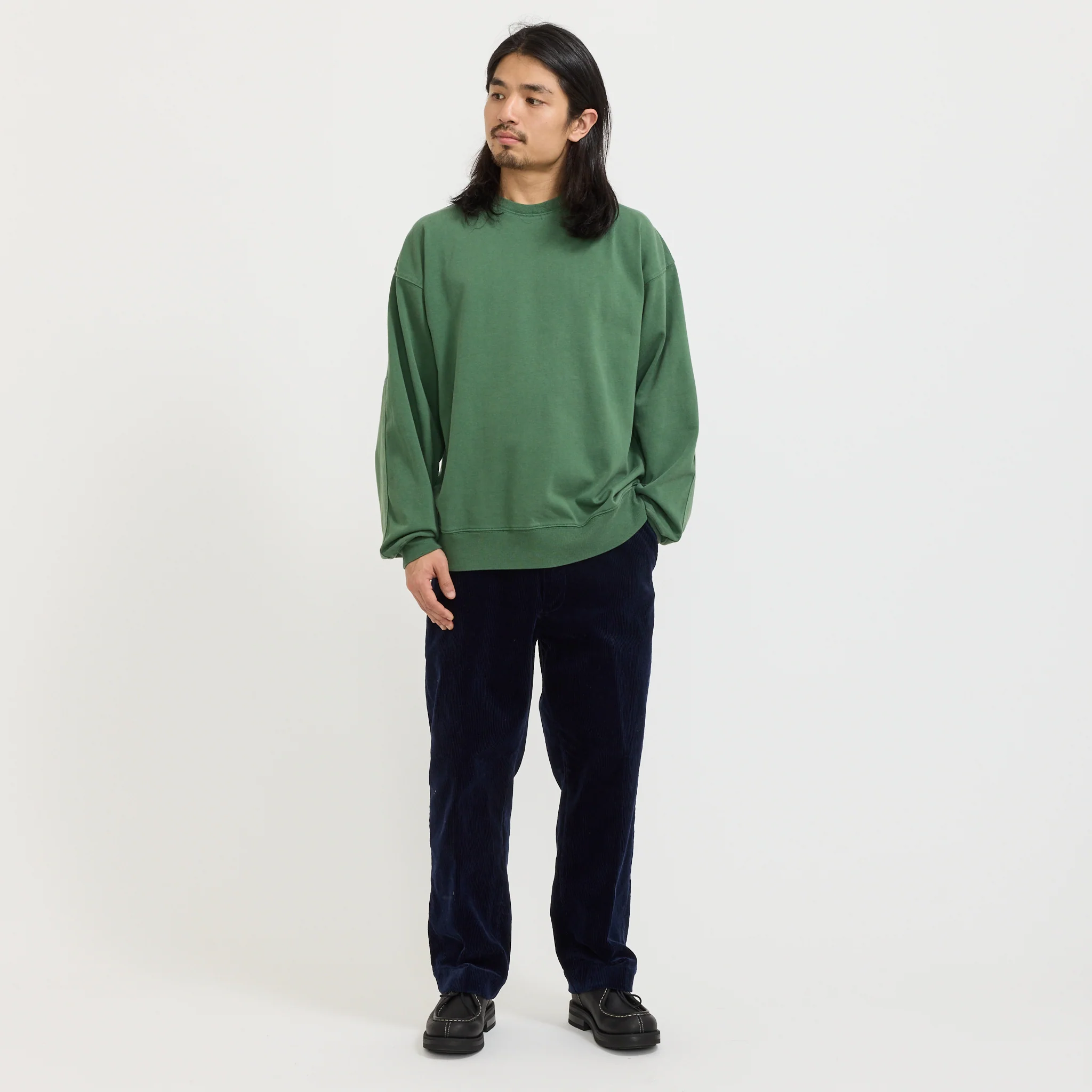 Jaar Reinforced Crew Faded Green - Image 2