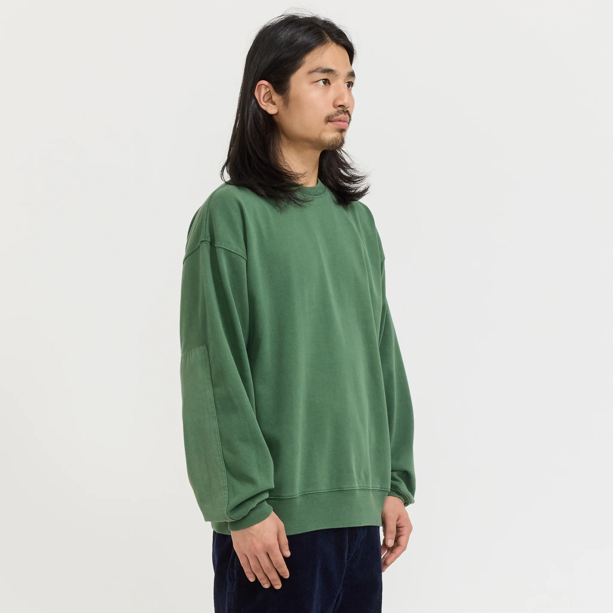 Jaar Reinforced Crew Faded Green - Image 4
