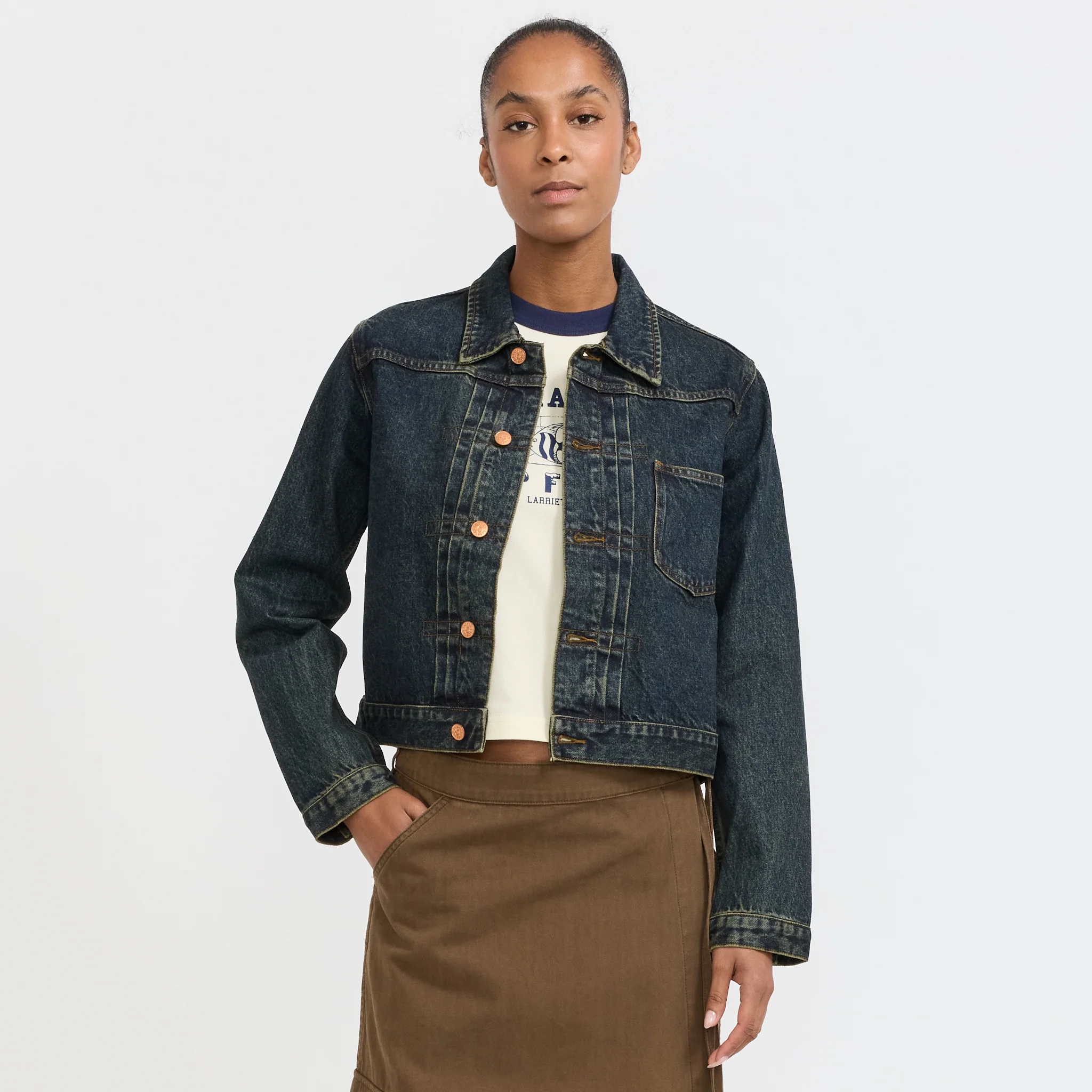 Womens Jasna Jacket Dirty Indigo