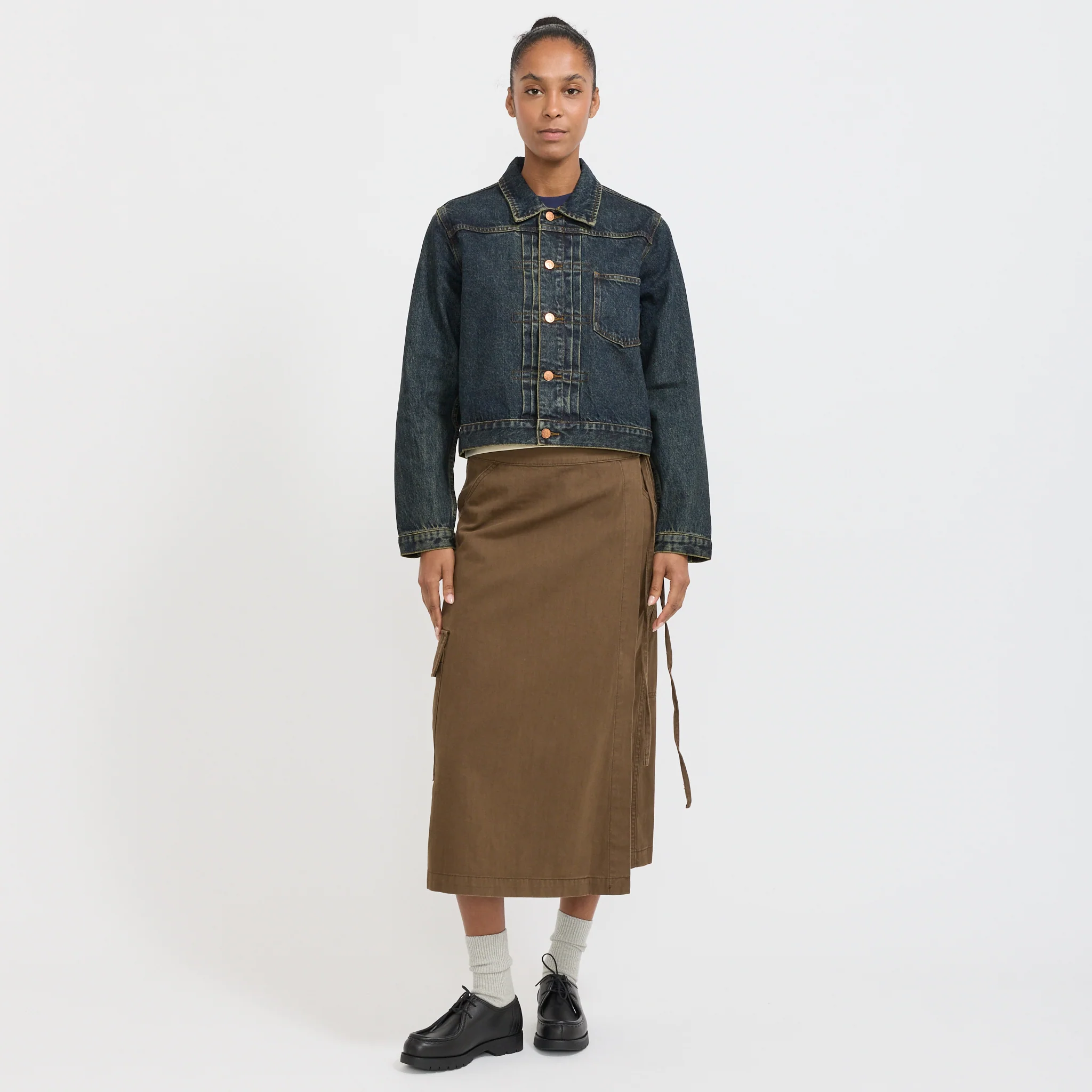 Womens Jasna Jacket Dirty Indigo - Image 2