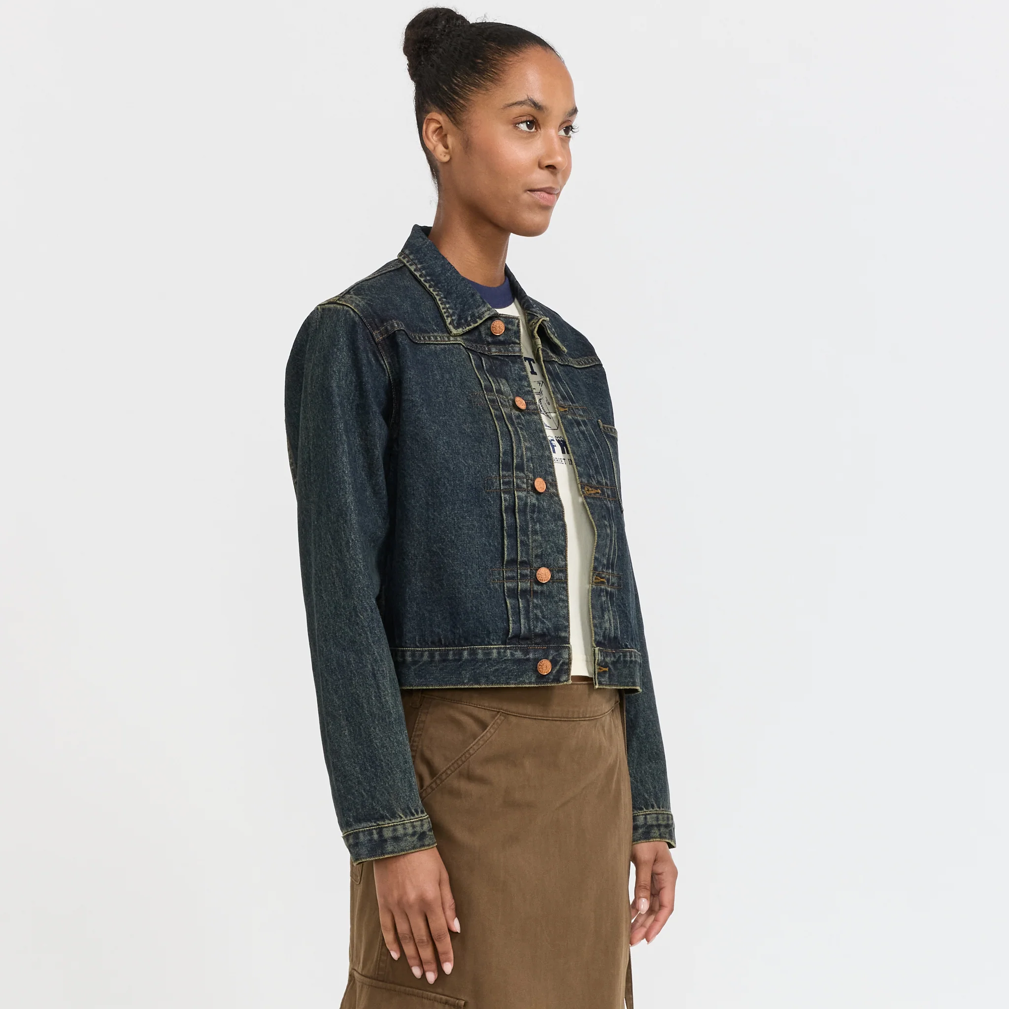 Womens Jasna Jacket Dirty Indigo - Image 3