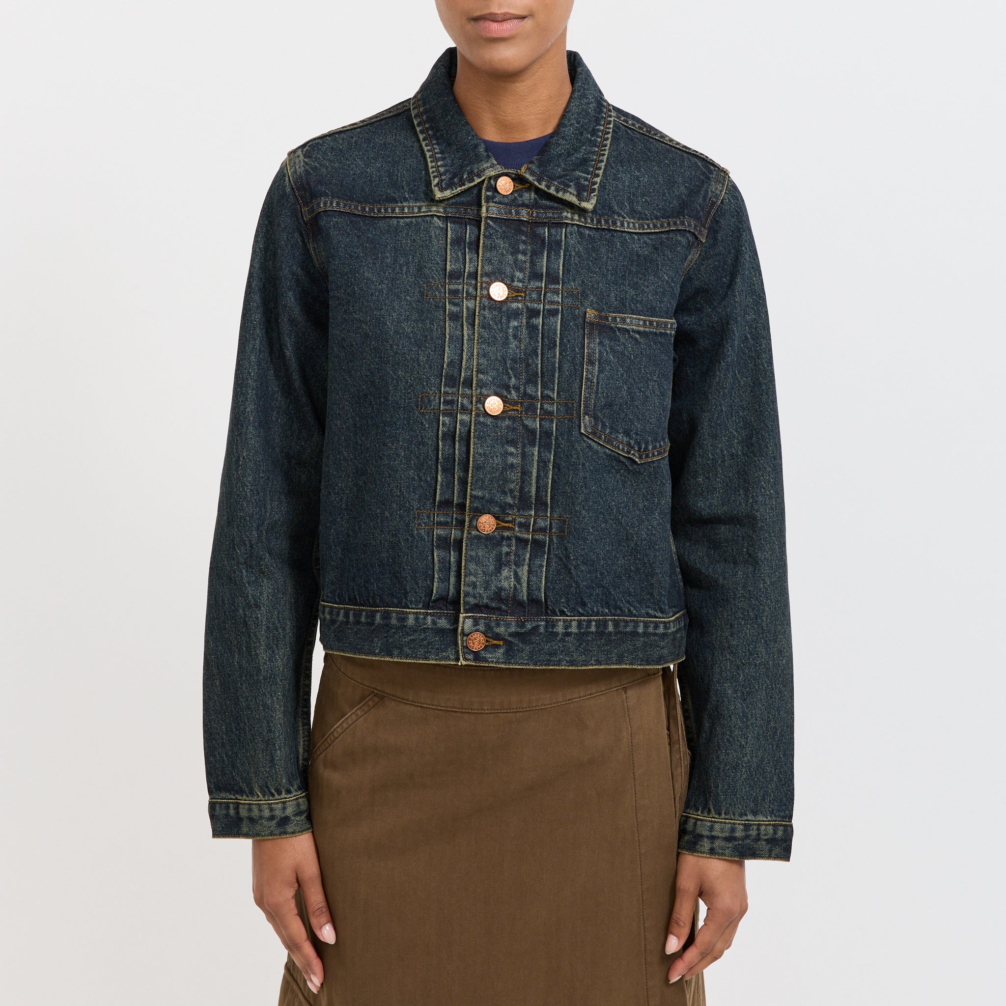 Womens Jasna Jacket Dirty Indigo - Image 5
