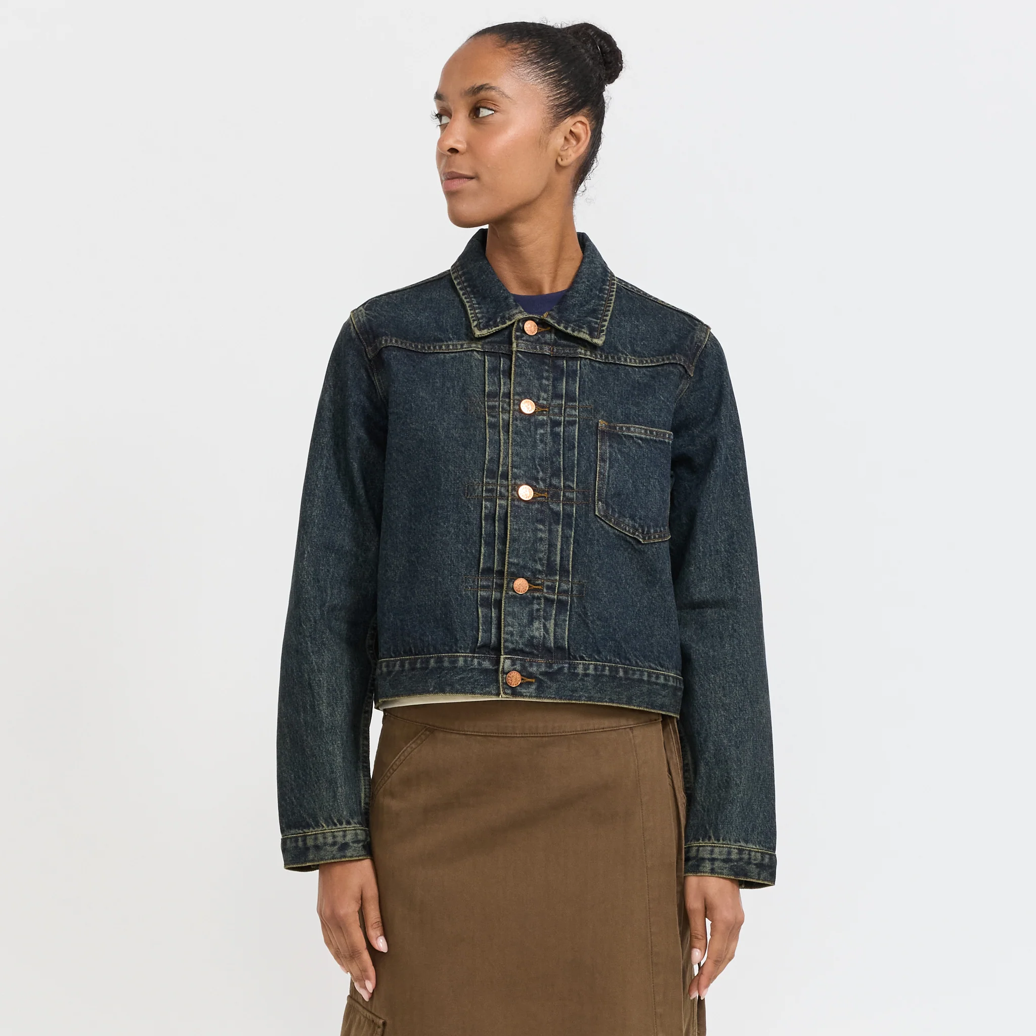 Womens Jasna Jacket Dirty Indigo - Image 7