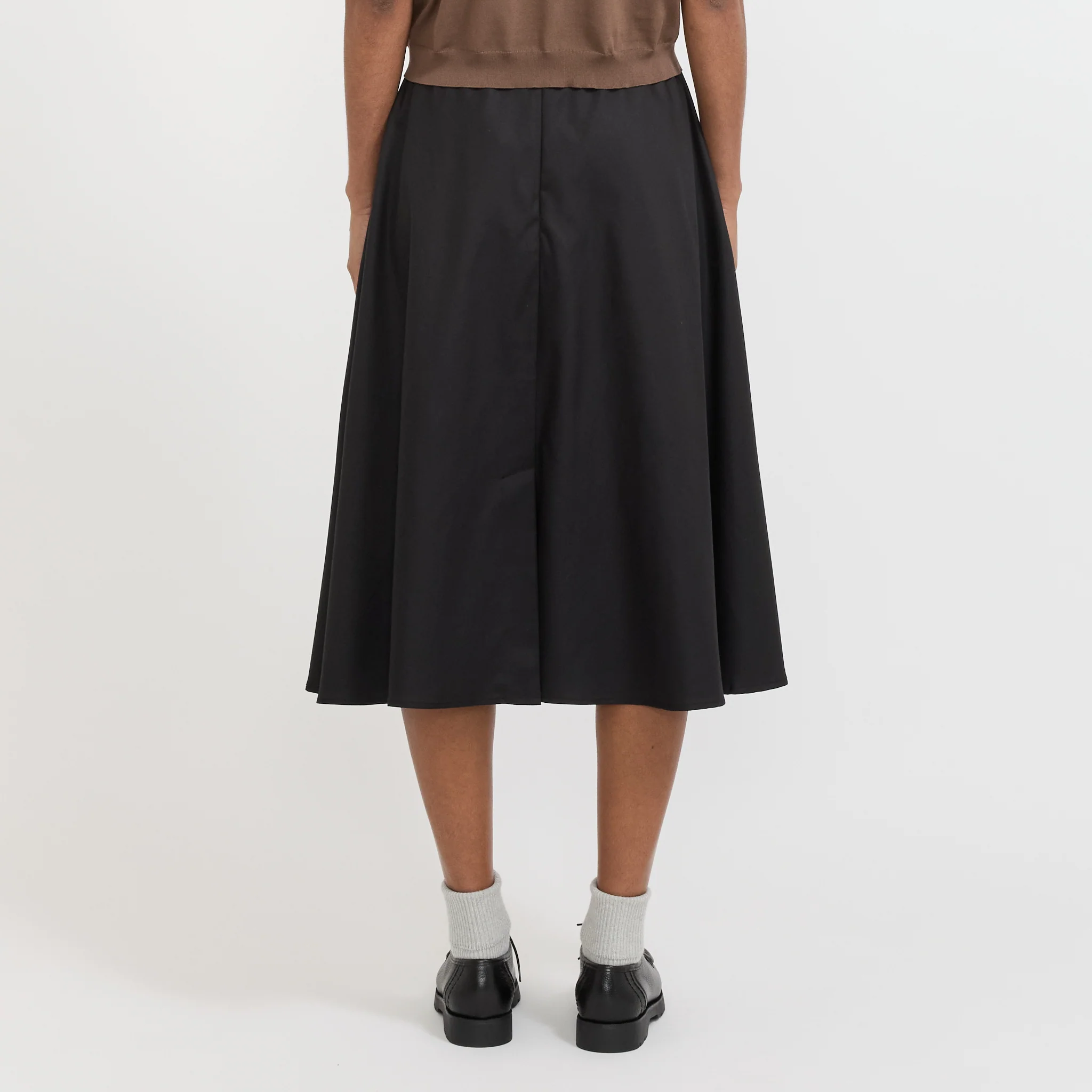 Jeanette Midi Pleated Skirt Black - Image 4