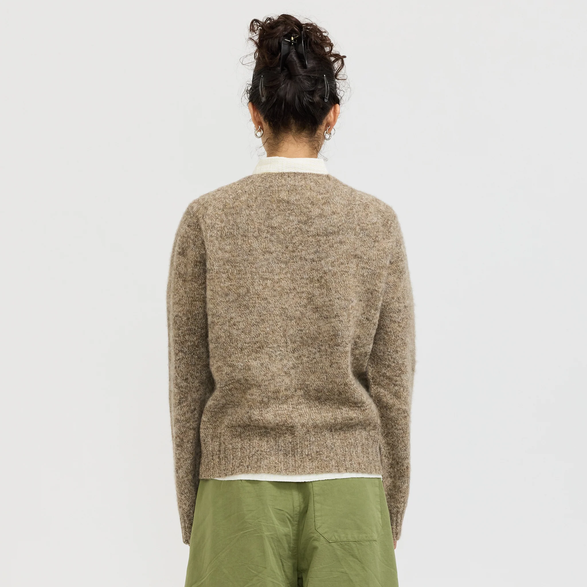 Jets Crew Neck Knit Natural - Image 4
