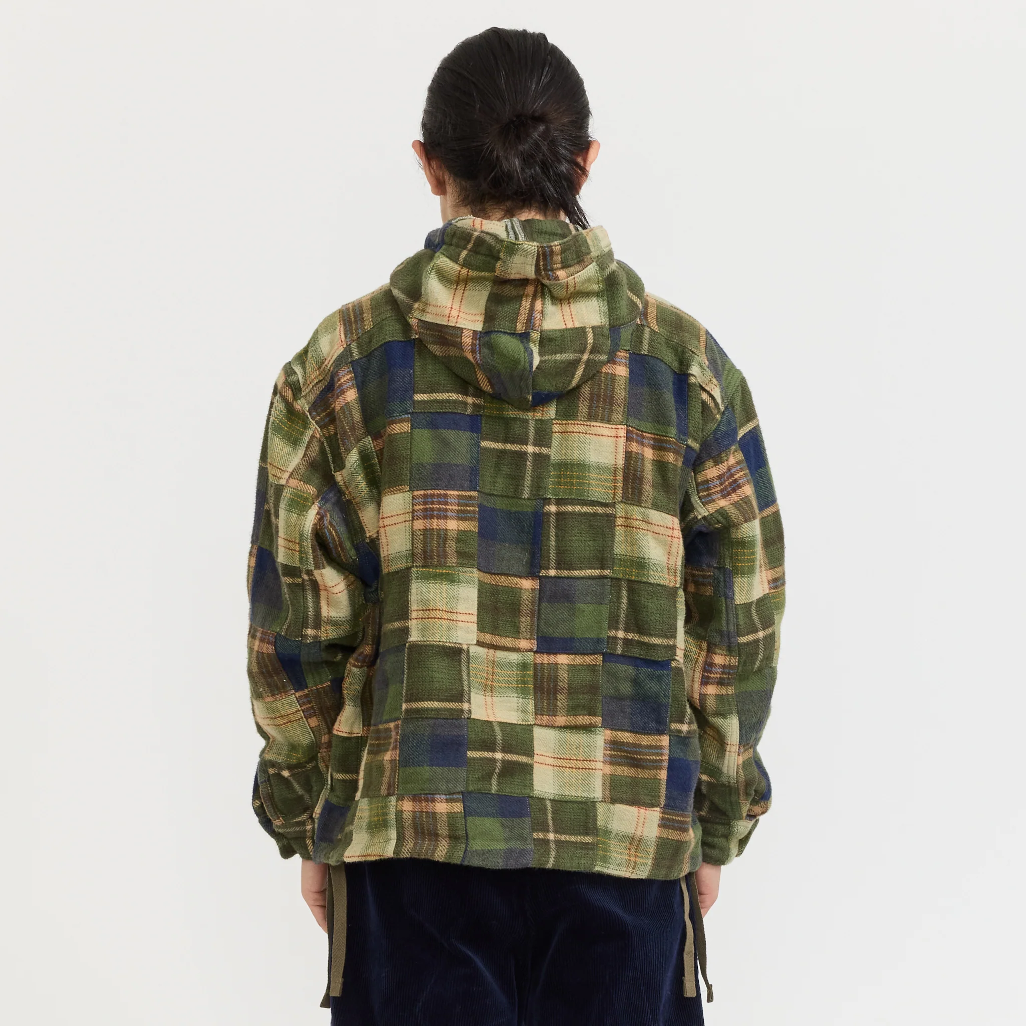 Johannes Half Zip Shirt Olive - Image 4