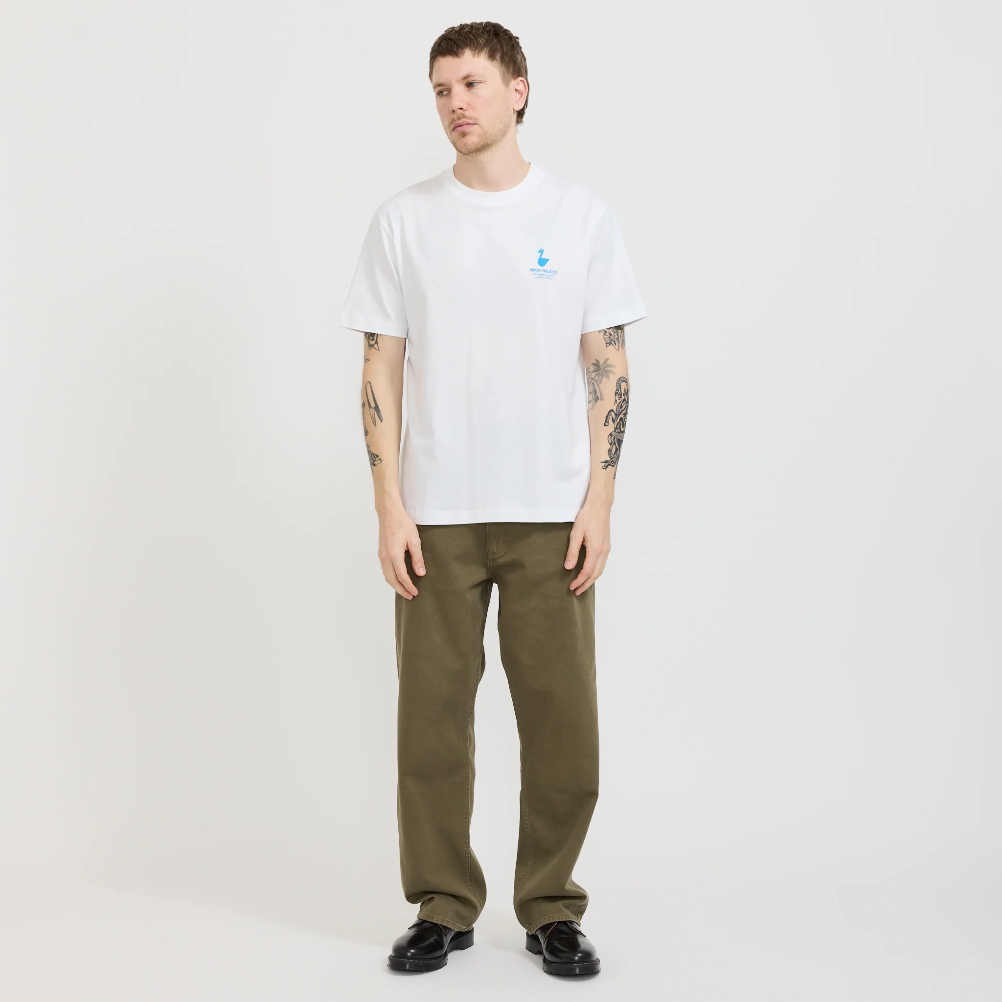 Johannes Organic The Lakes Print T-Shirt White - Image 2