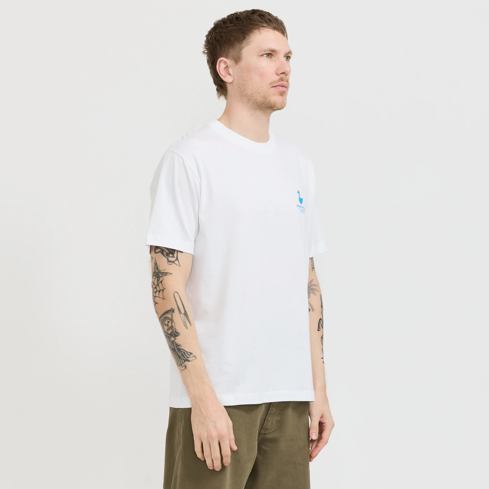 Johannes Organic The Lakes Print T-Shirt White - Image 3