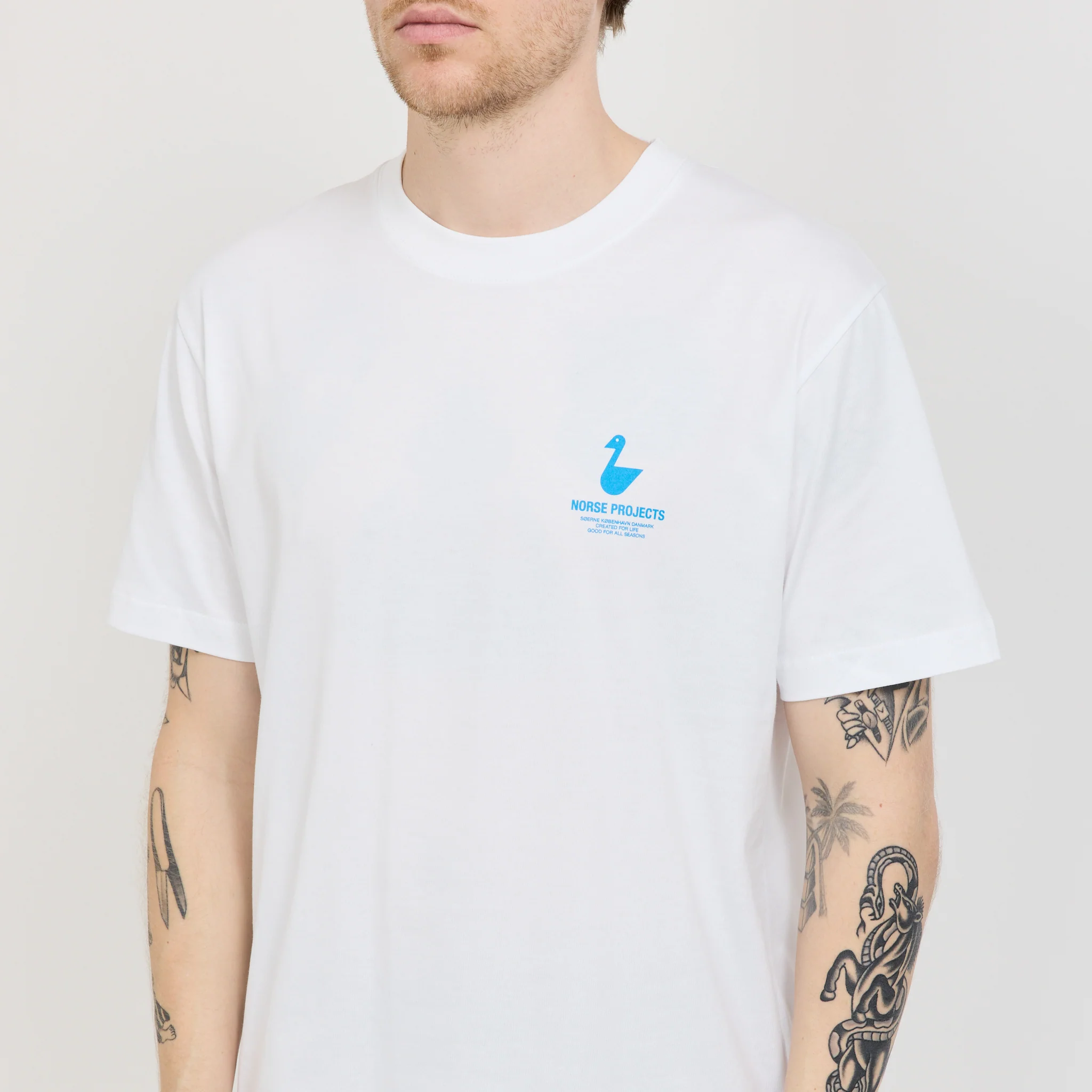Johannes Organic The Lakes Print T-Shirt White - Image 5