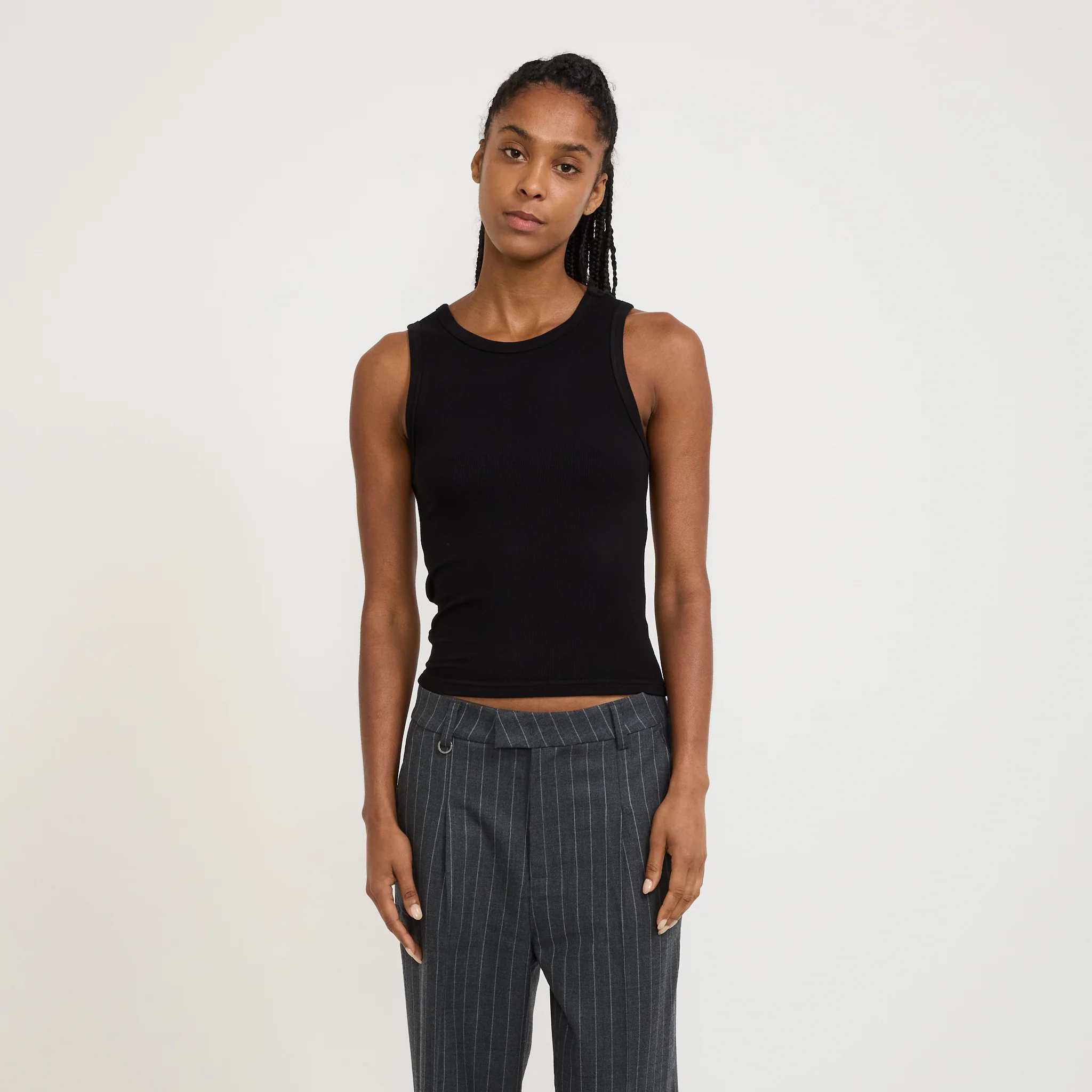 Jonesy Singlet AM Black