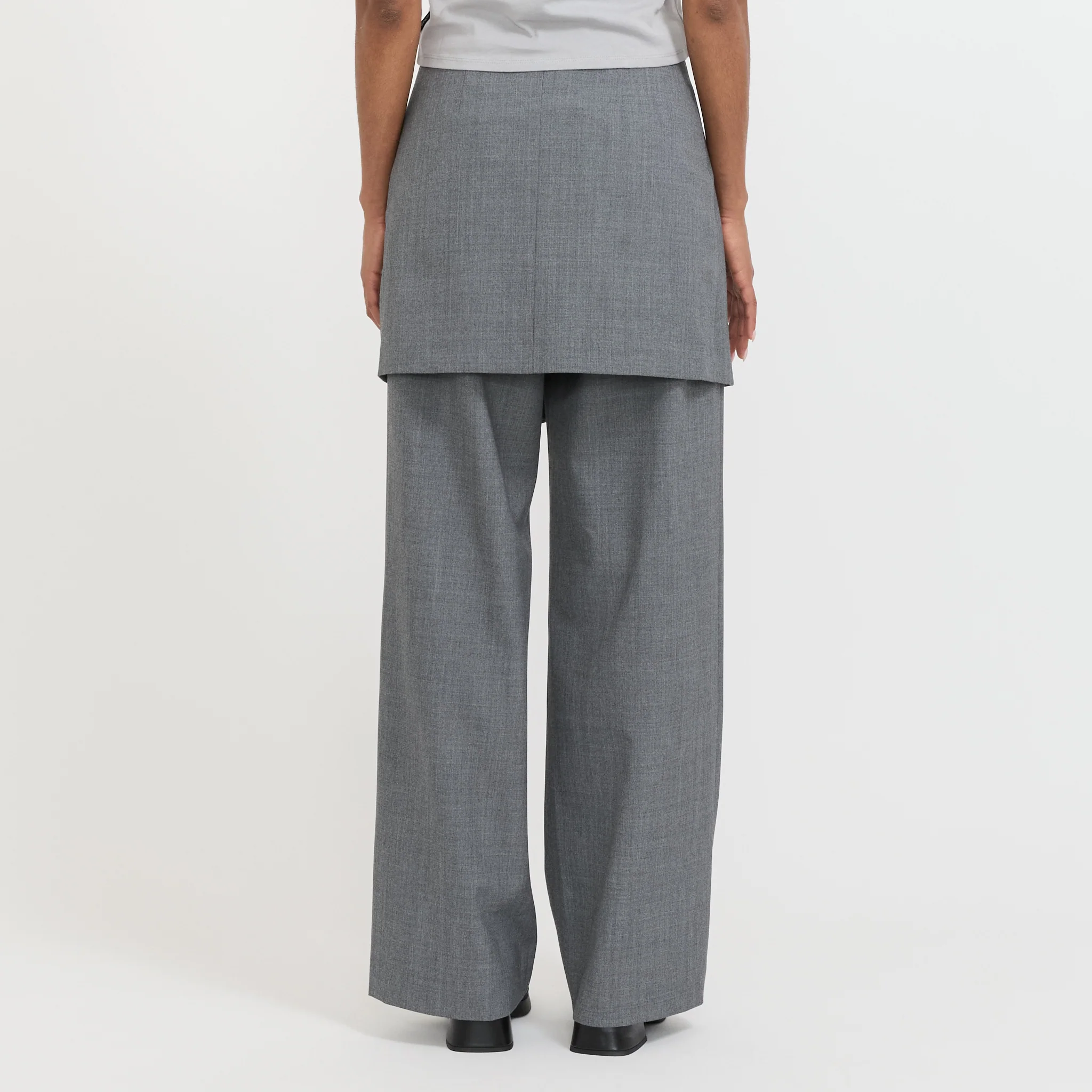 Juli Skirt Grey Melange - Image 10