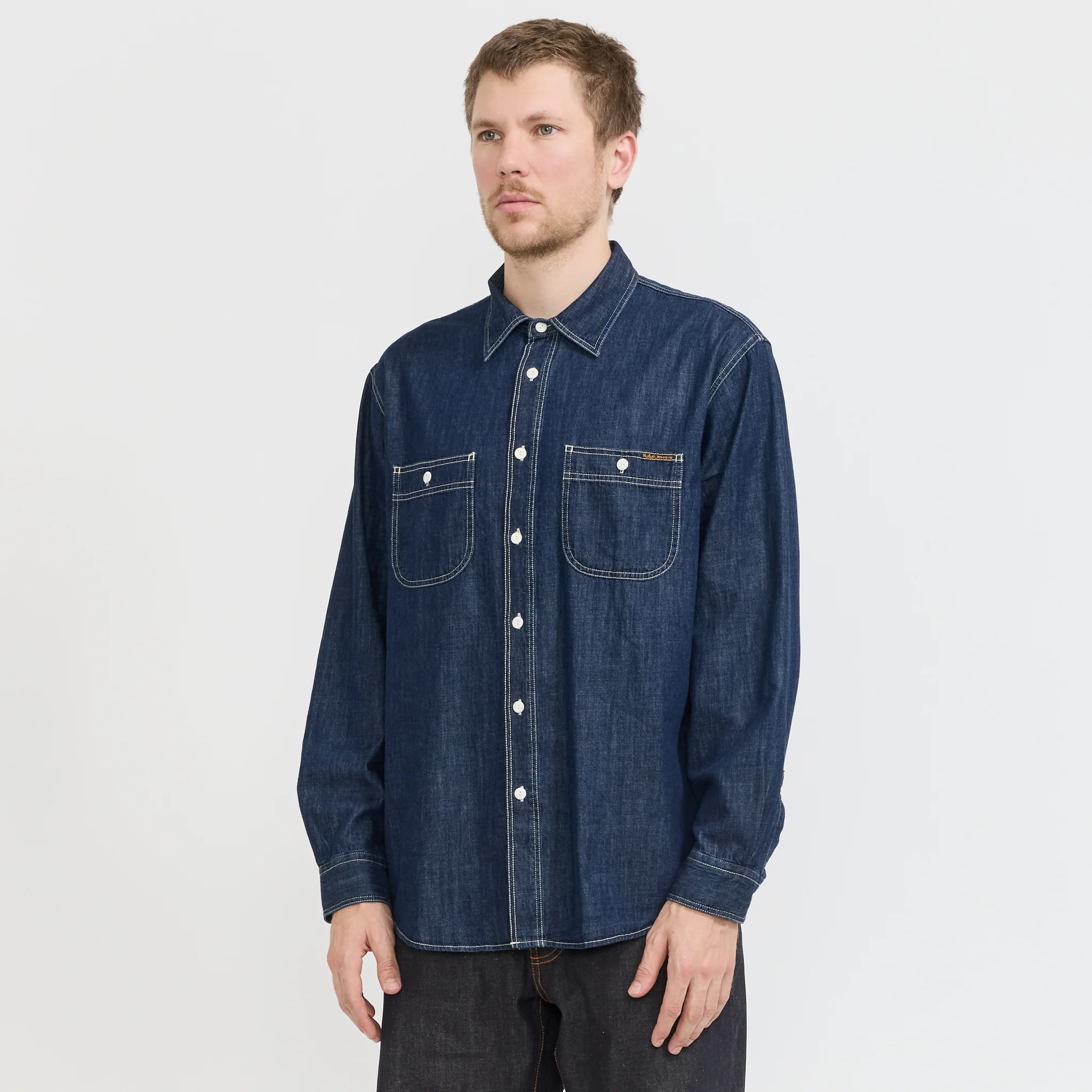Julian Denim Shirt Rinsed Blue