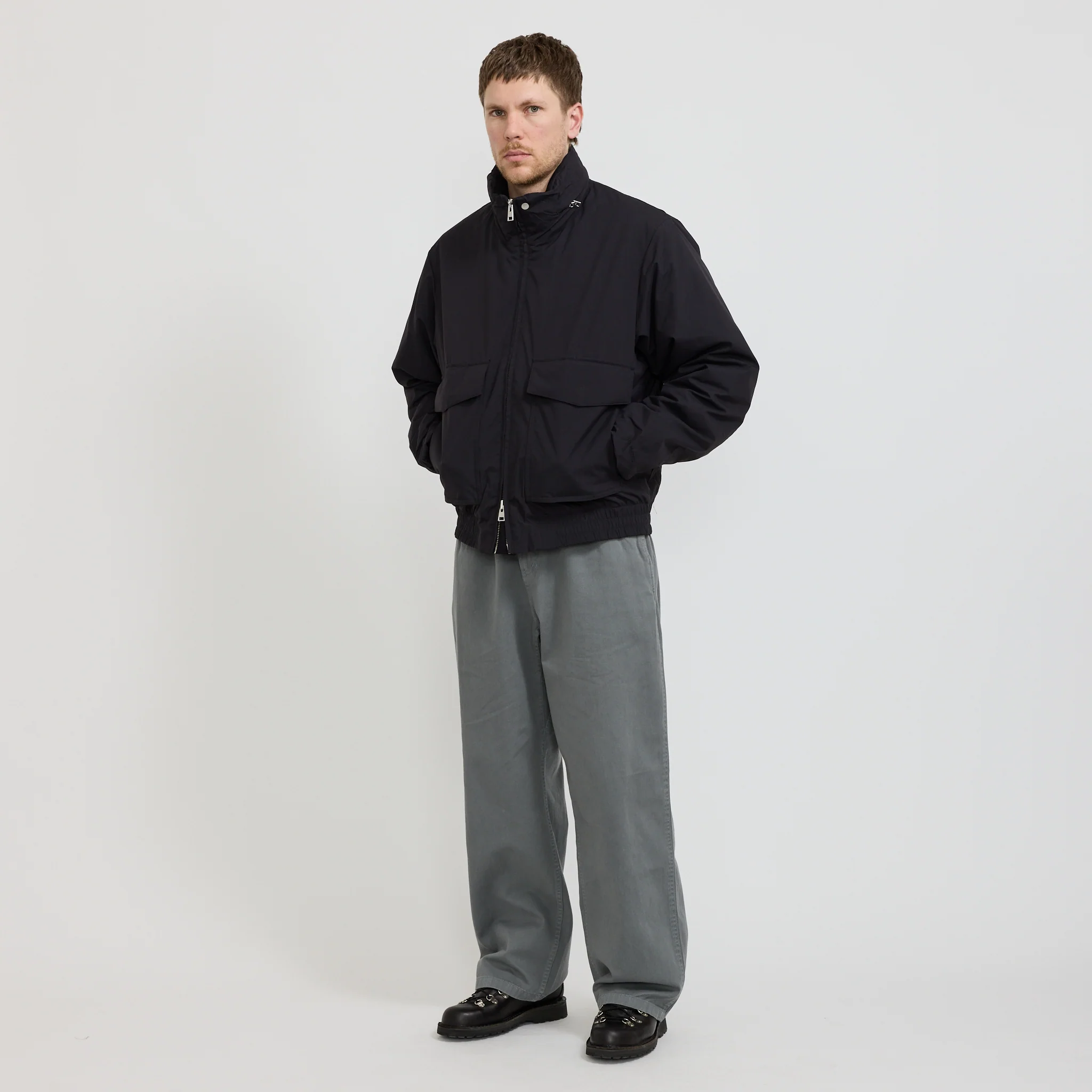 Kastrup Gore-Tex Windstopper Bomber Jacket Black - Image 3