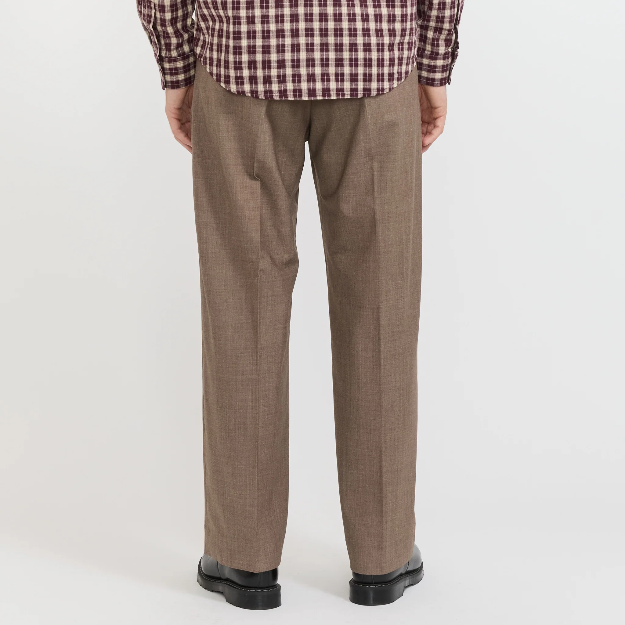Kay Relaxed Fit Trouser Khaki Melange - Image 4