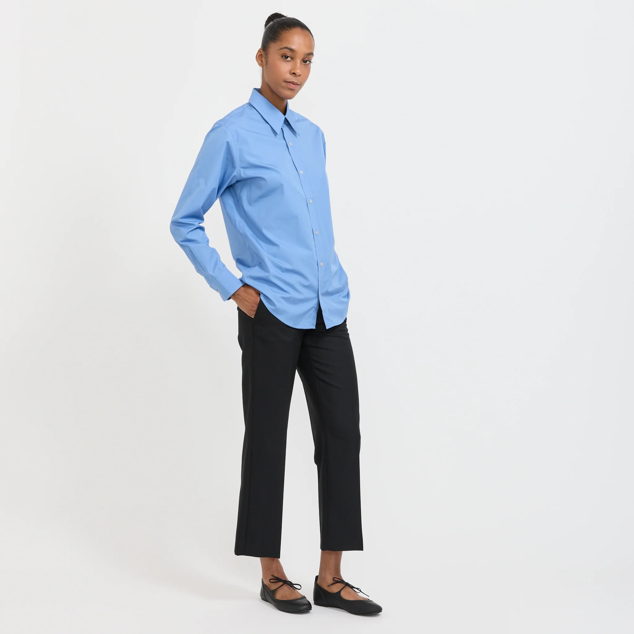 Kayla Shirt Blue - Image 4