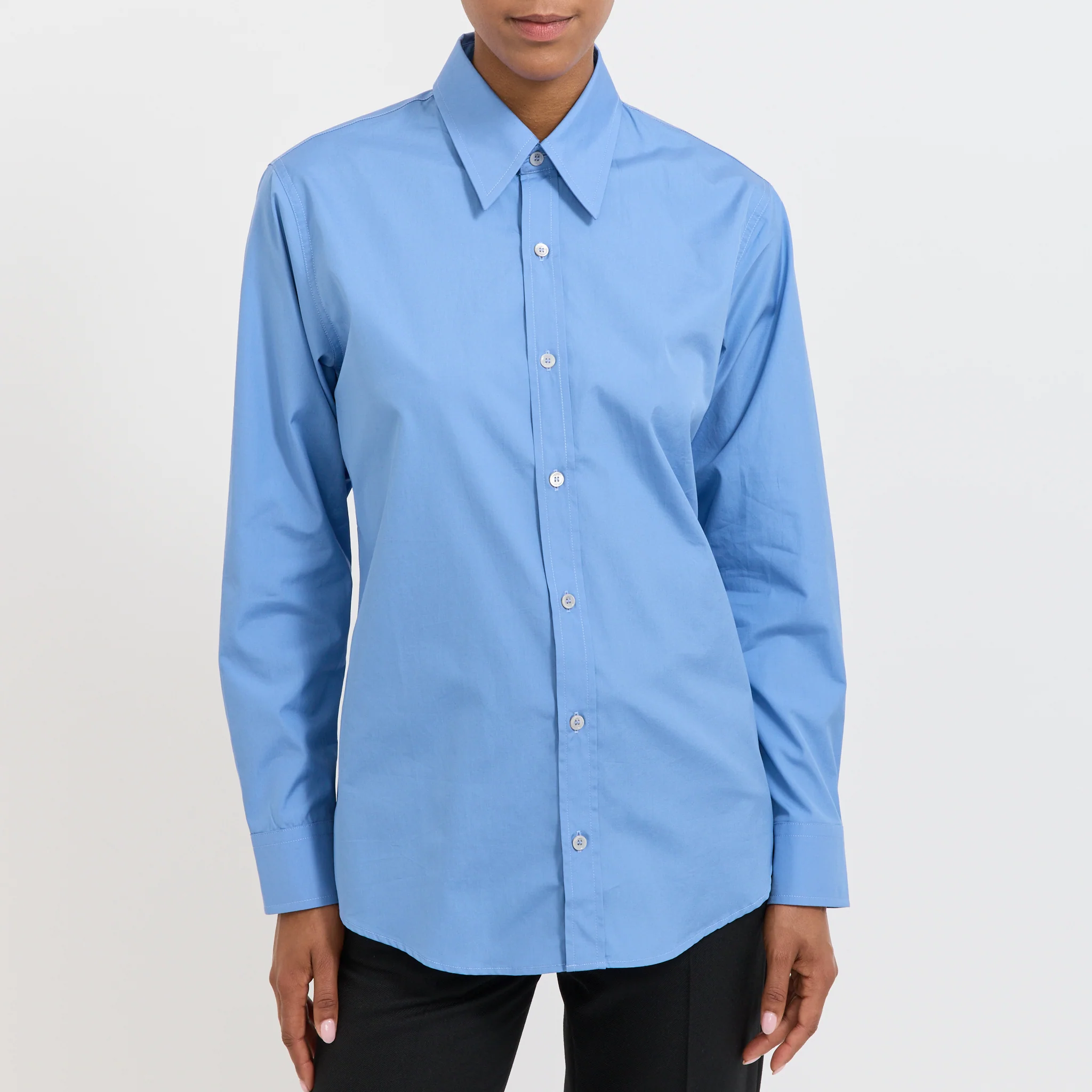 Kayla Shirt Blue - Image 6