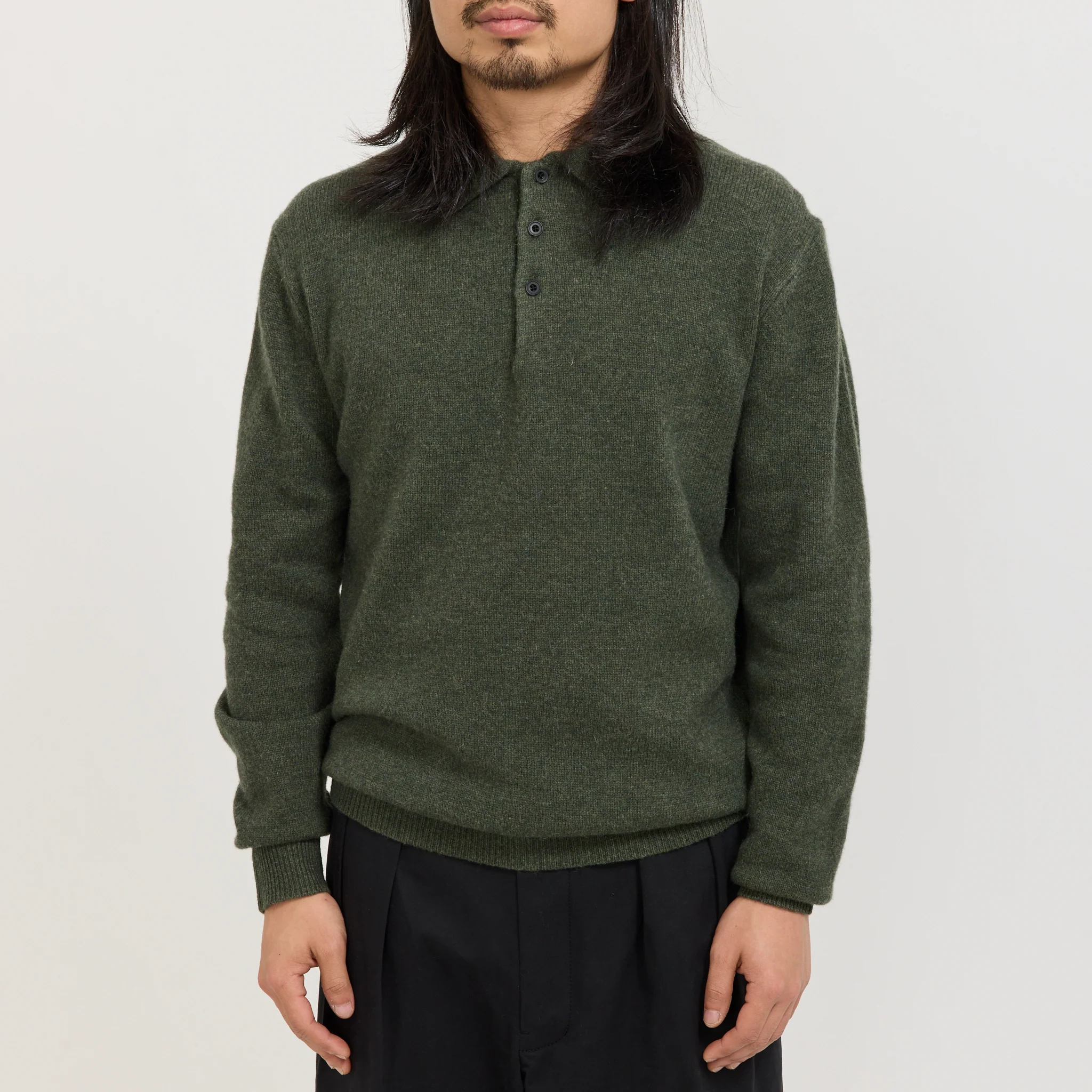 Knit Polo 9G Green - Image 5
