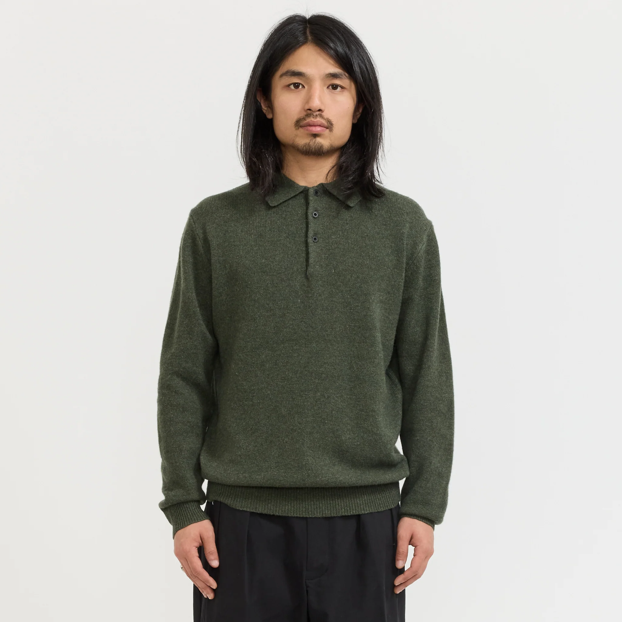 Knit Polo 9G Green - Image 7