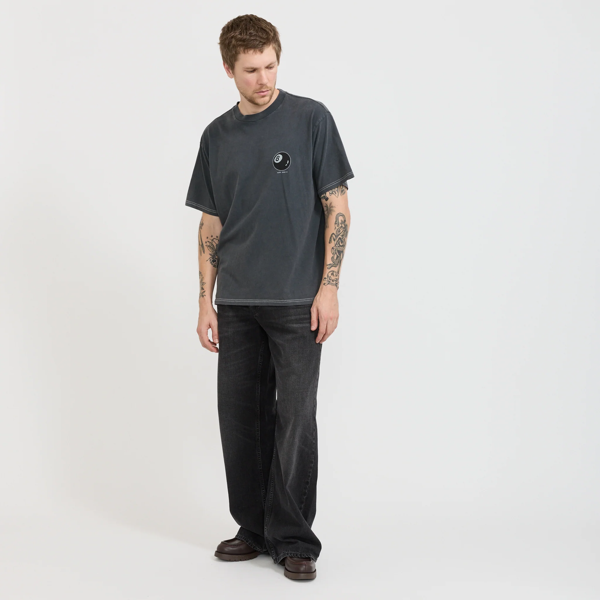 Koffe Knock-Topus T-Shirt Antracite - Image 2