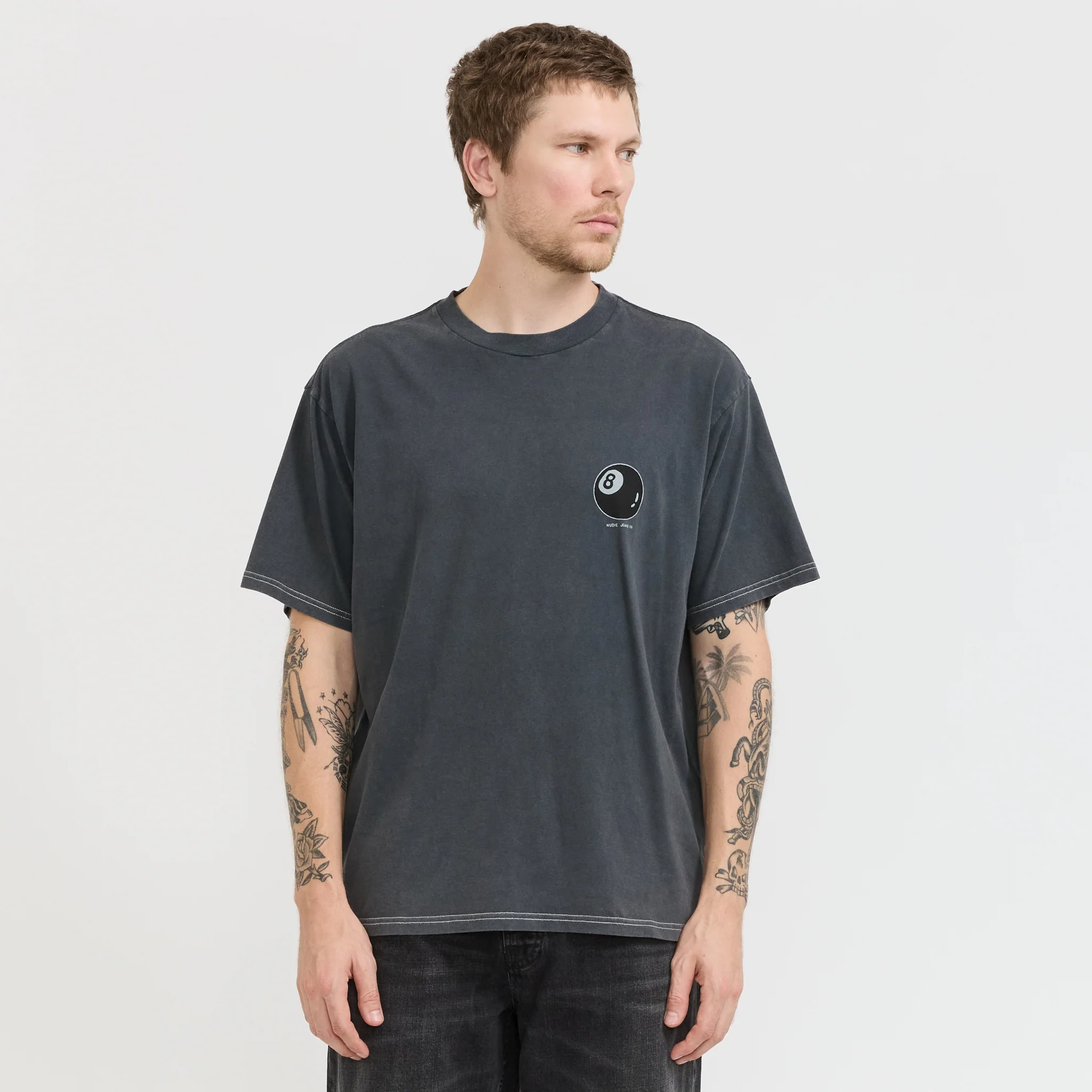 Koffe Knock-Topus T-Shirt Antracite - Image 7