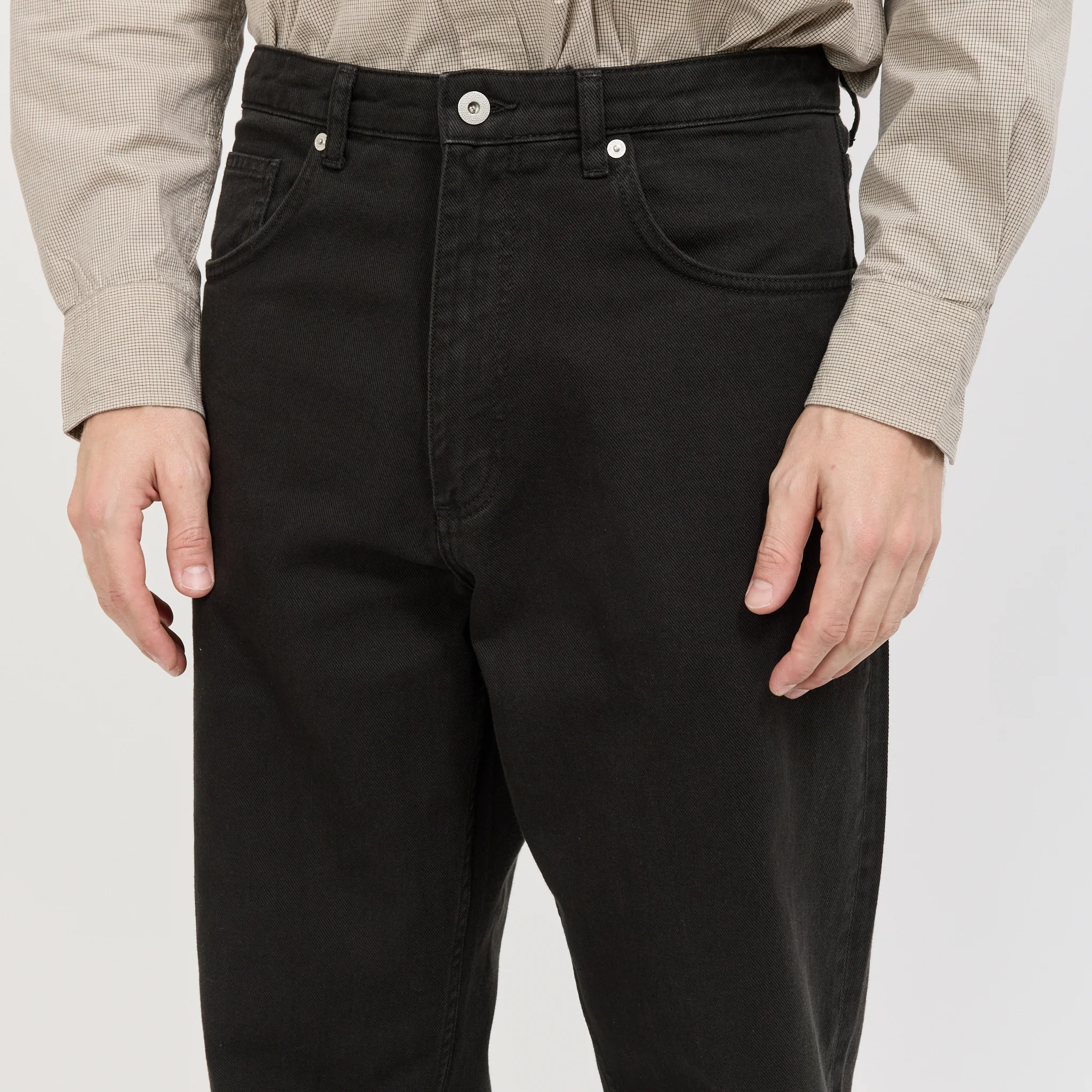 Korshavn Relaxed 5 Pocket Heavy Twill Trouser Black - Image 4