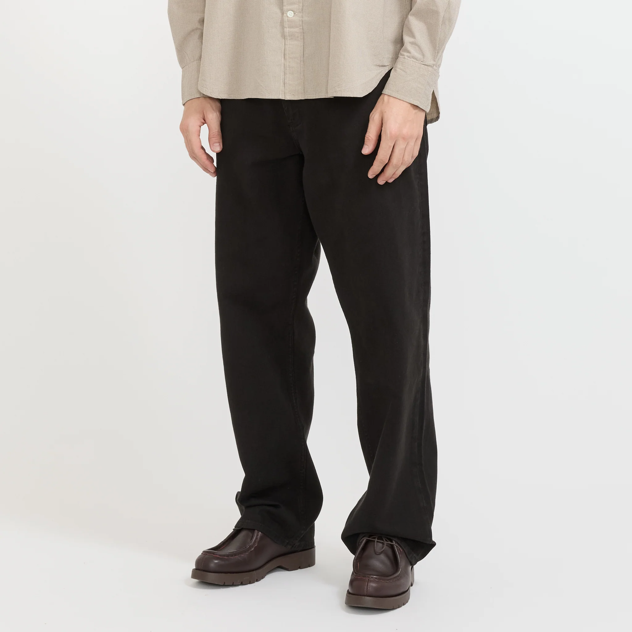 Korshavn Relaxed 5 Pocket Heavy Twill Trouser Black - Image 6