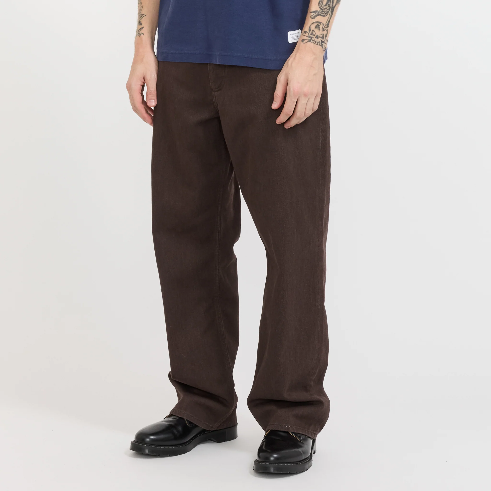 Korshavn Relaxed 5 Pocket Resist Dyed Twill Shale