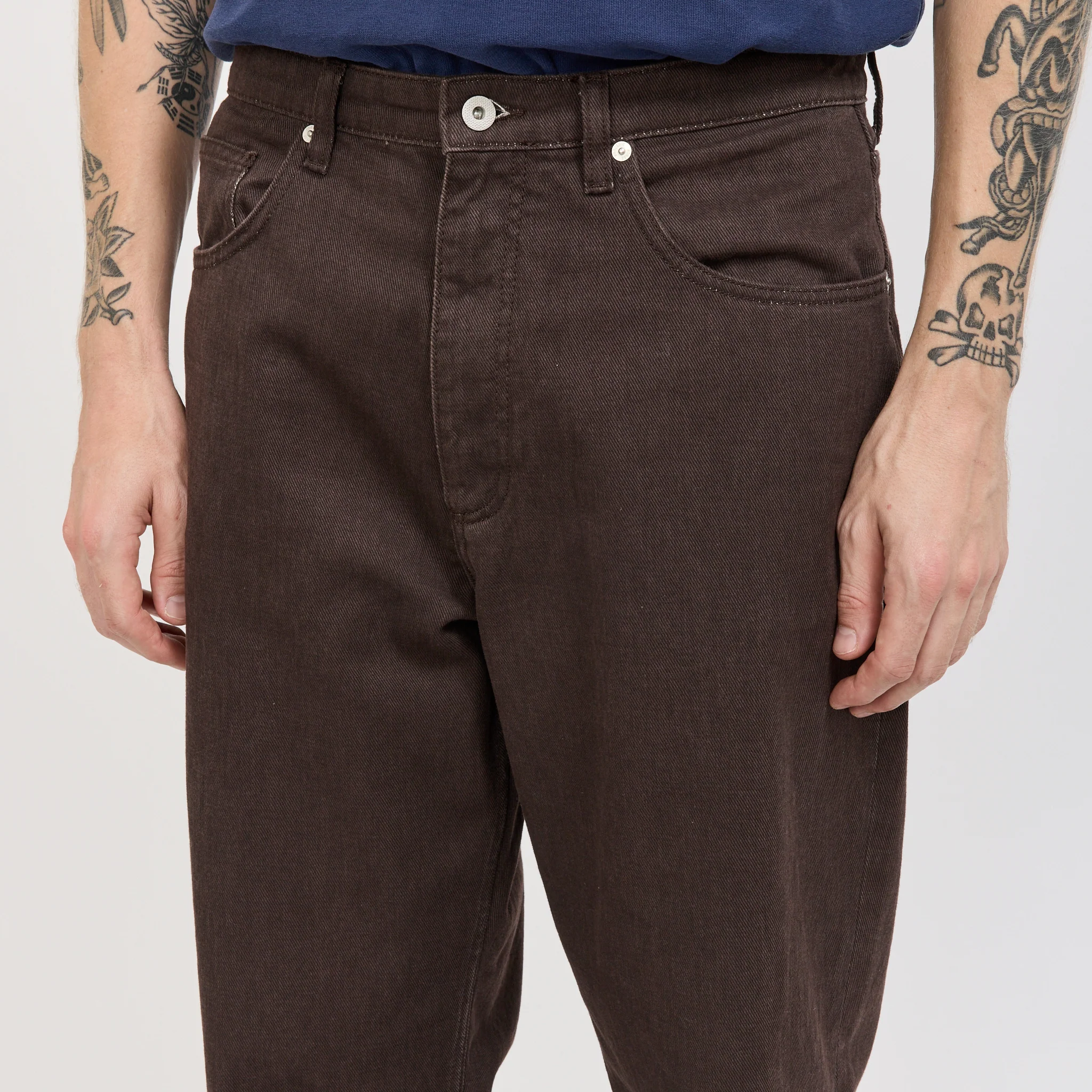 Korshavn Relaxed 5 Pocket Resist Dyed Twill Shale - Image 5