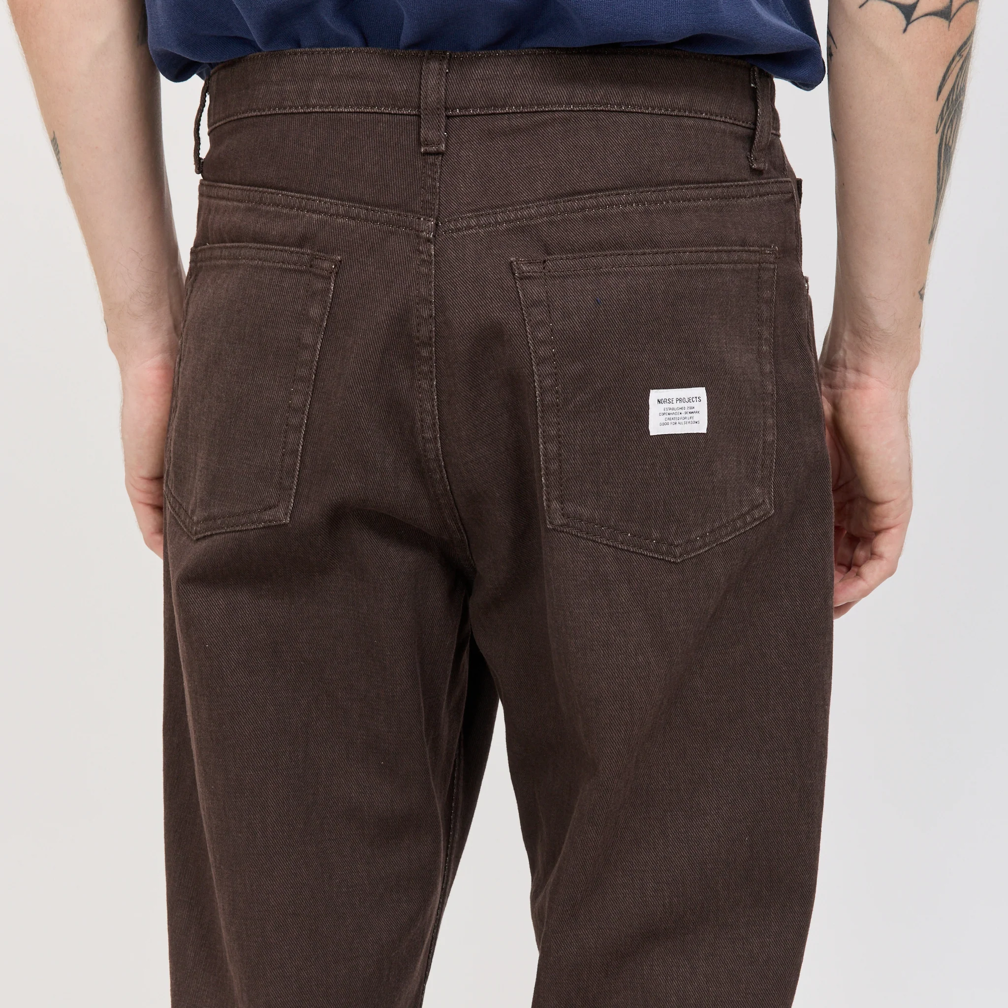 Korshavn Relaxed 5 Pocket Resist Dyed Twill Shale - Image 6