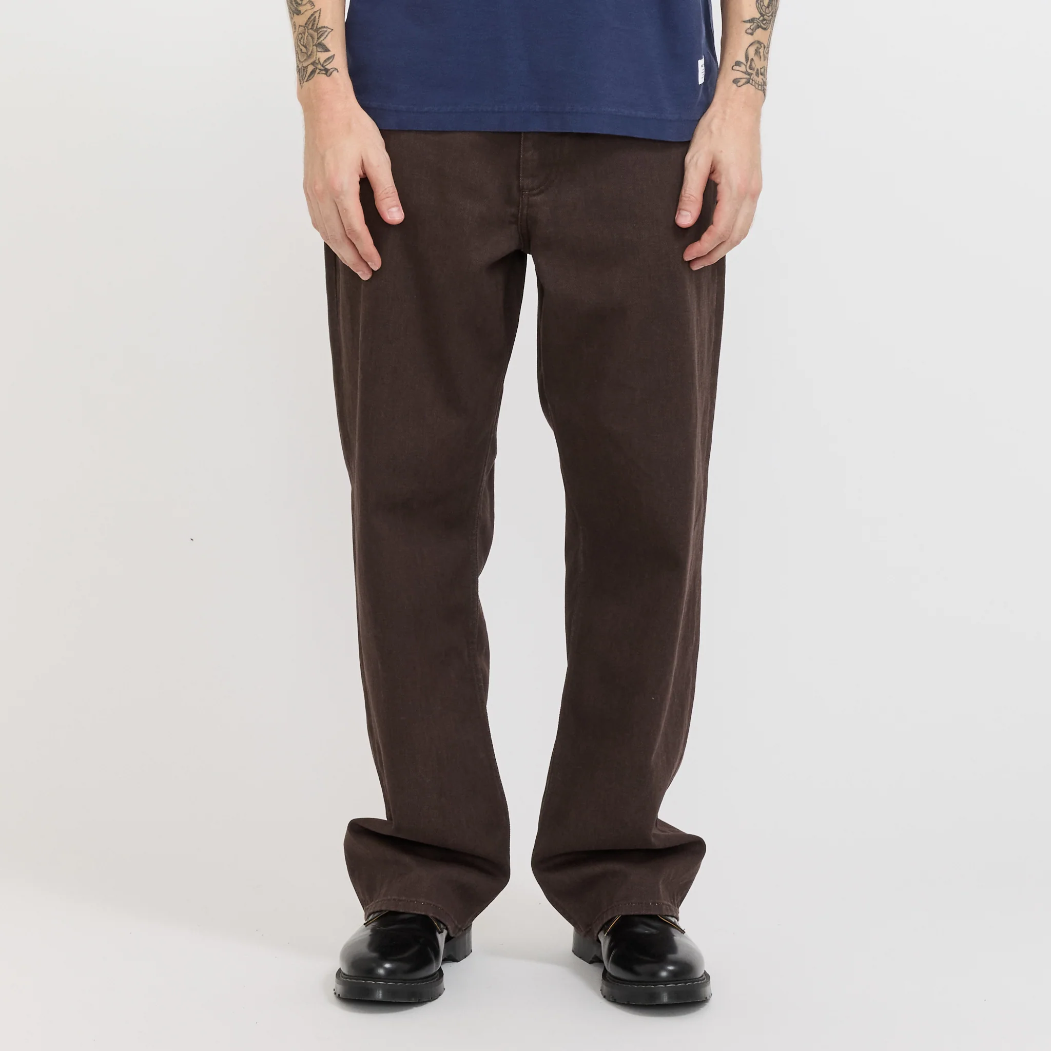 Korshavn Relaxed 5 Pocket Resist Dyed Twill Shale - Image 8