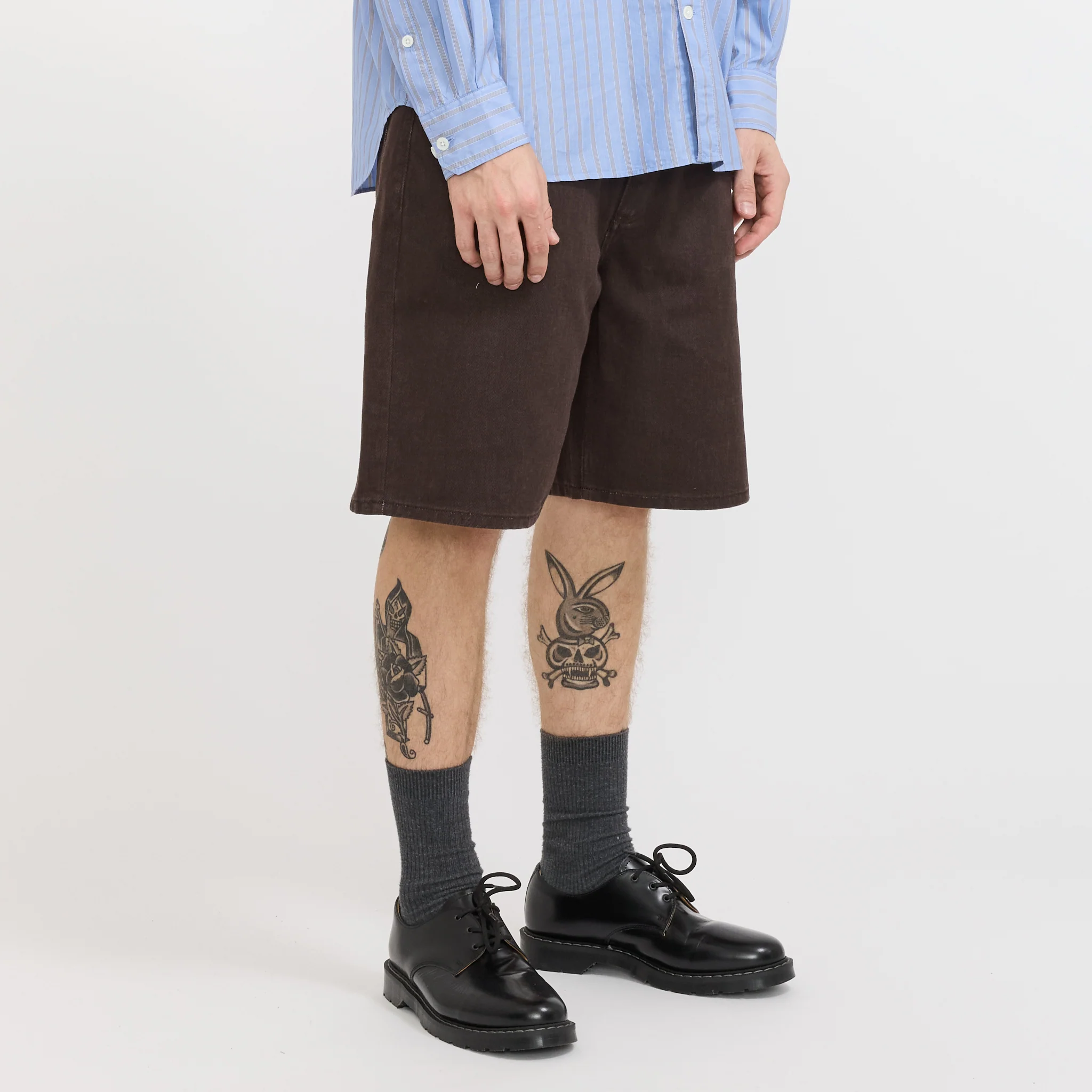Korshavn Relaxed 5 Pocket Resist Dyed Twill Short Shale - Image 3