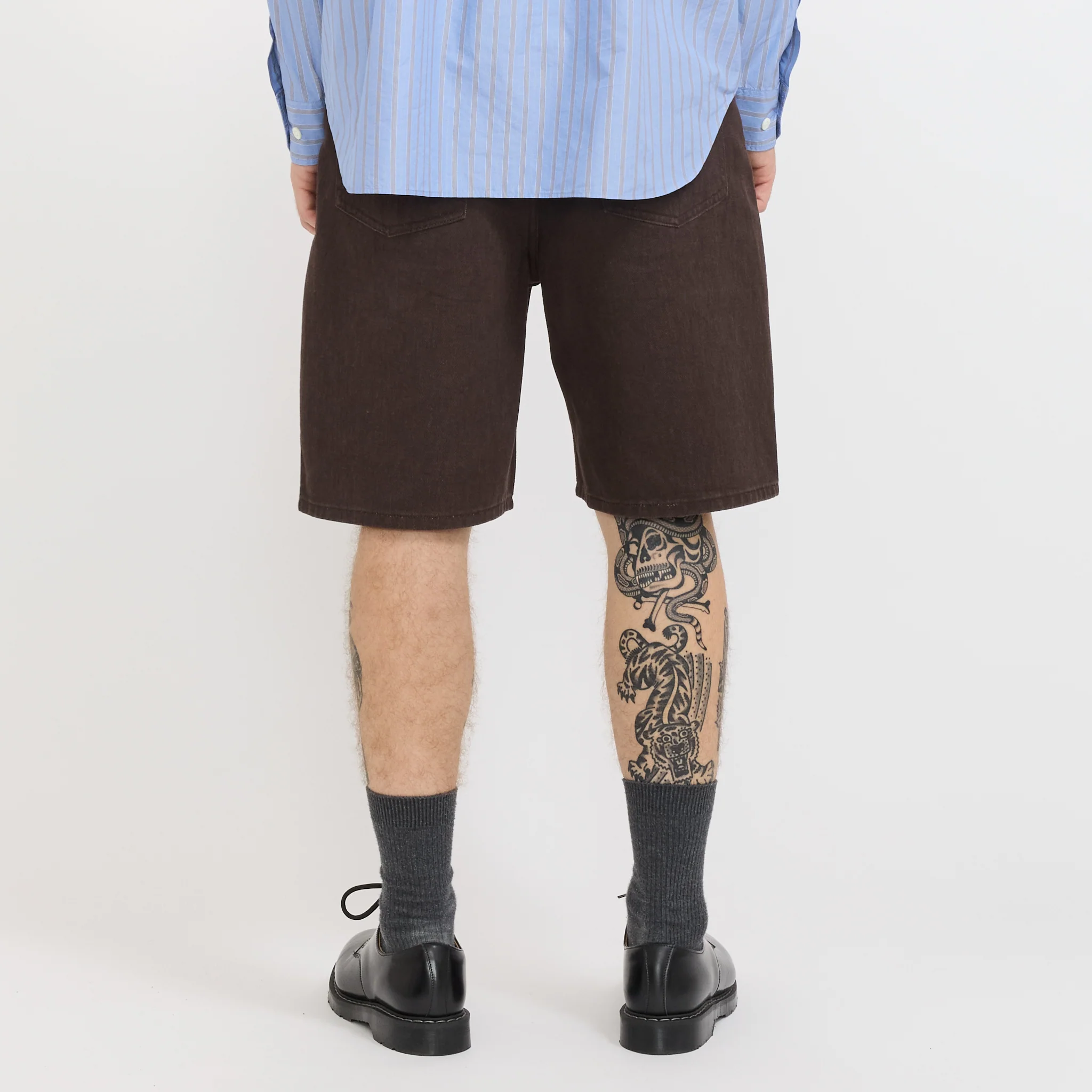 Korshavn Relaxed 5 Pocket Resist Dyed Twill Short Shale - Image 4
