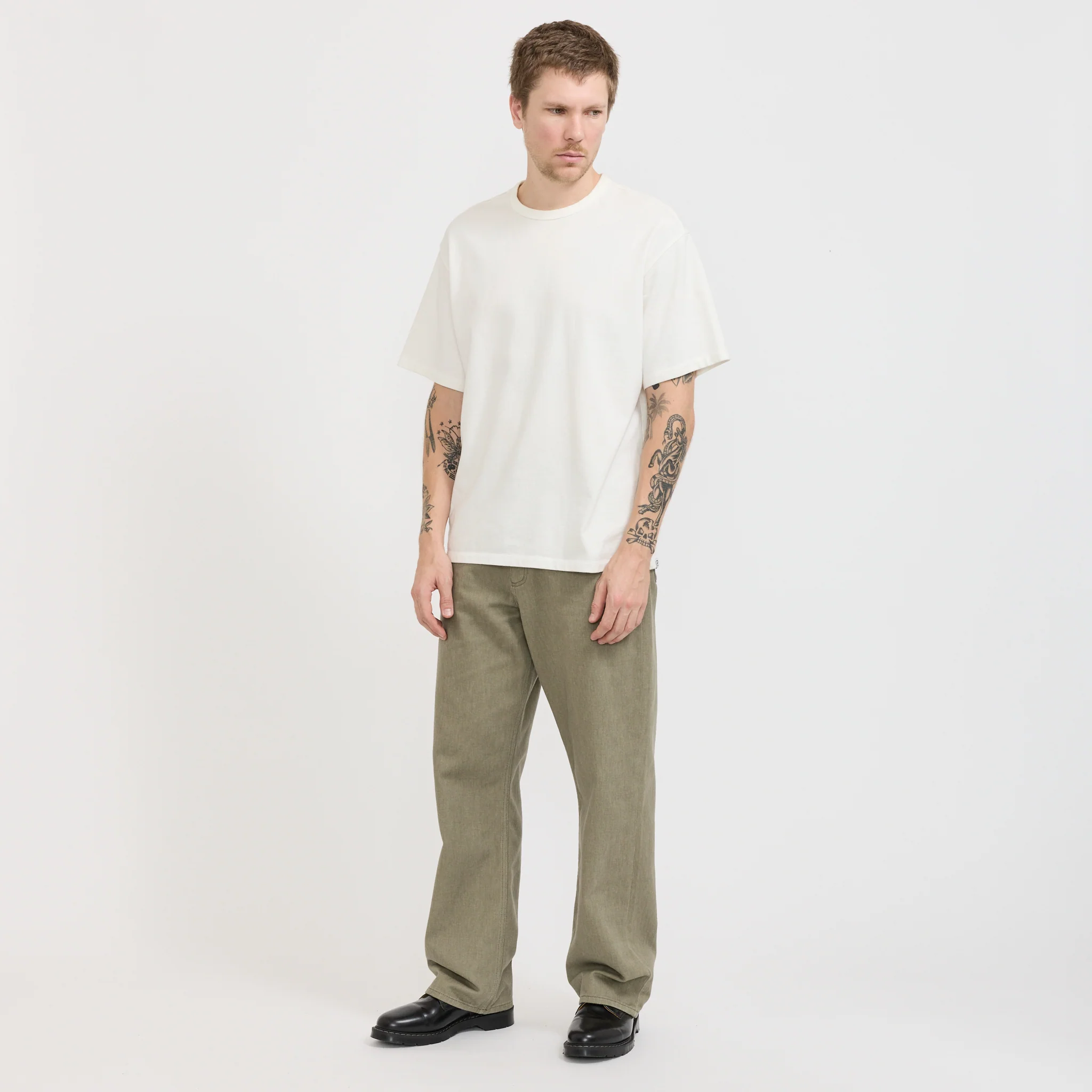 Korshavn Relaxed 5 Pocket Resist Dyed Twill Vetiver - Image 2