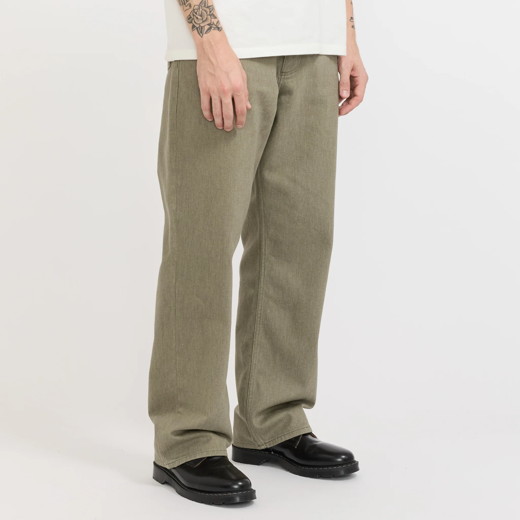 Korshavn Relaxed 5 Pocket Resist Dyed Twill Vetiver - Image 3