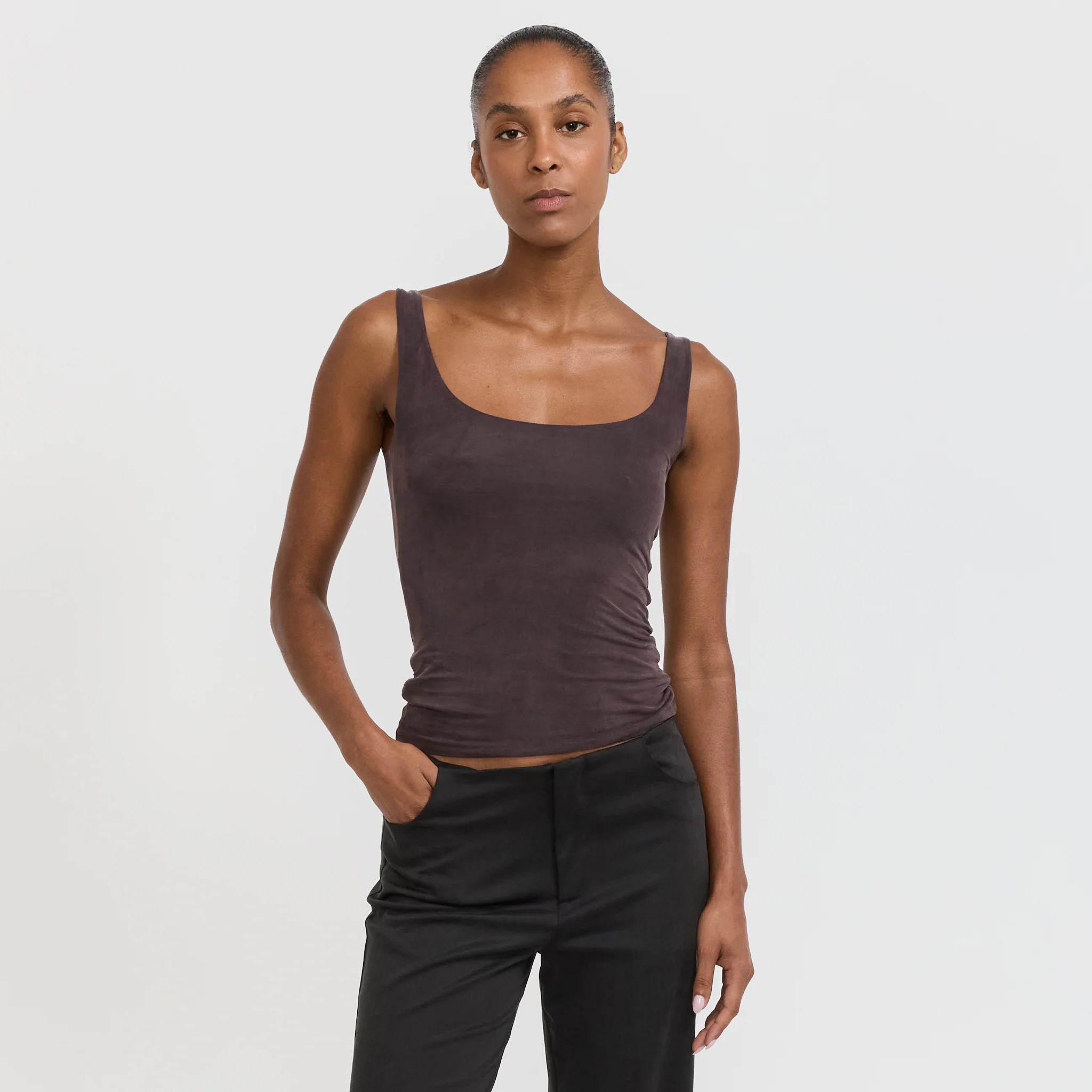 Kylie Vest Chocolate