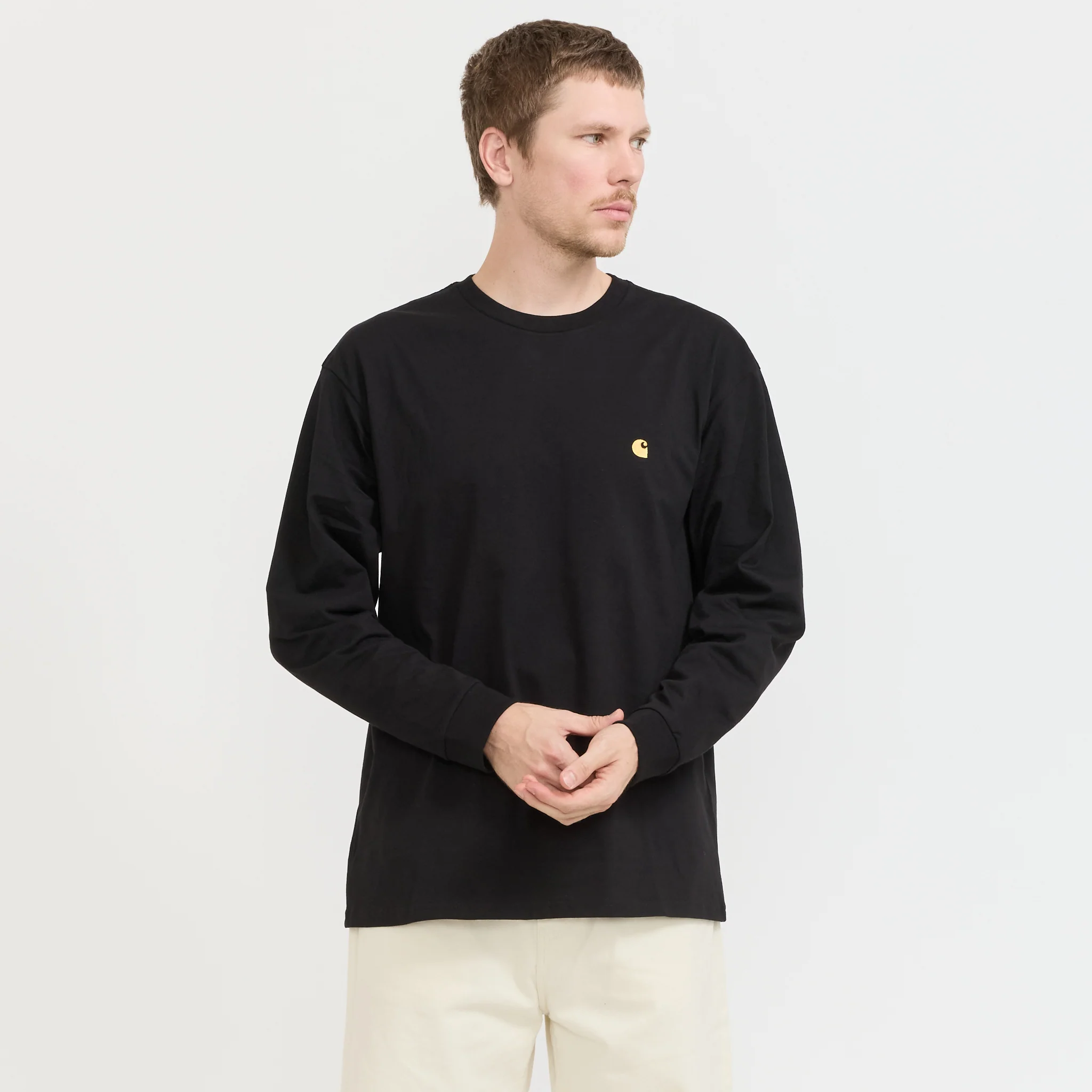L/S Chase T-Shirt Black/Gold