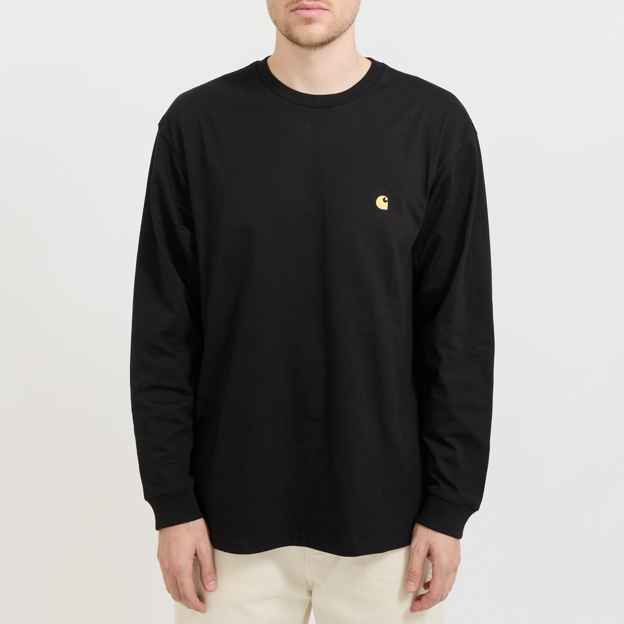L/S Chase T-Shirt Black/Gold - Image 5