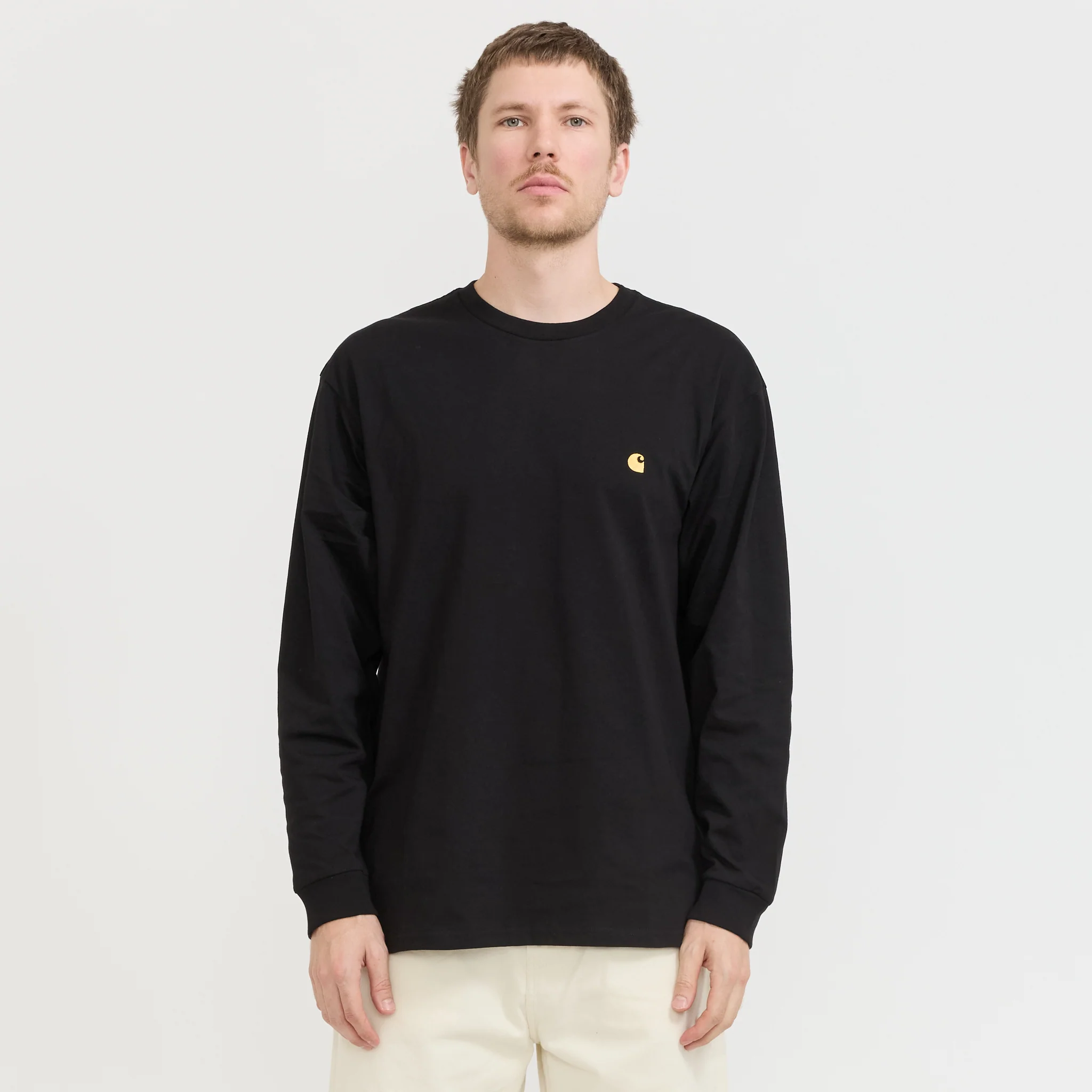 L/S Chase T-Shirt Black/Gold - Image 6