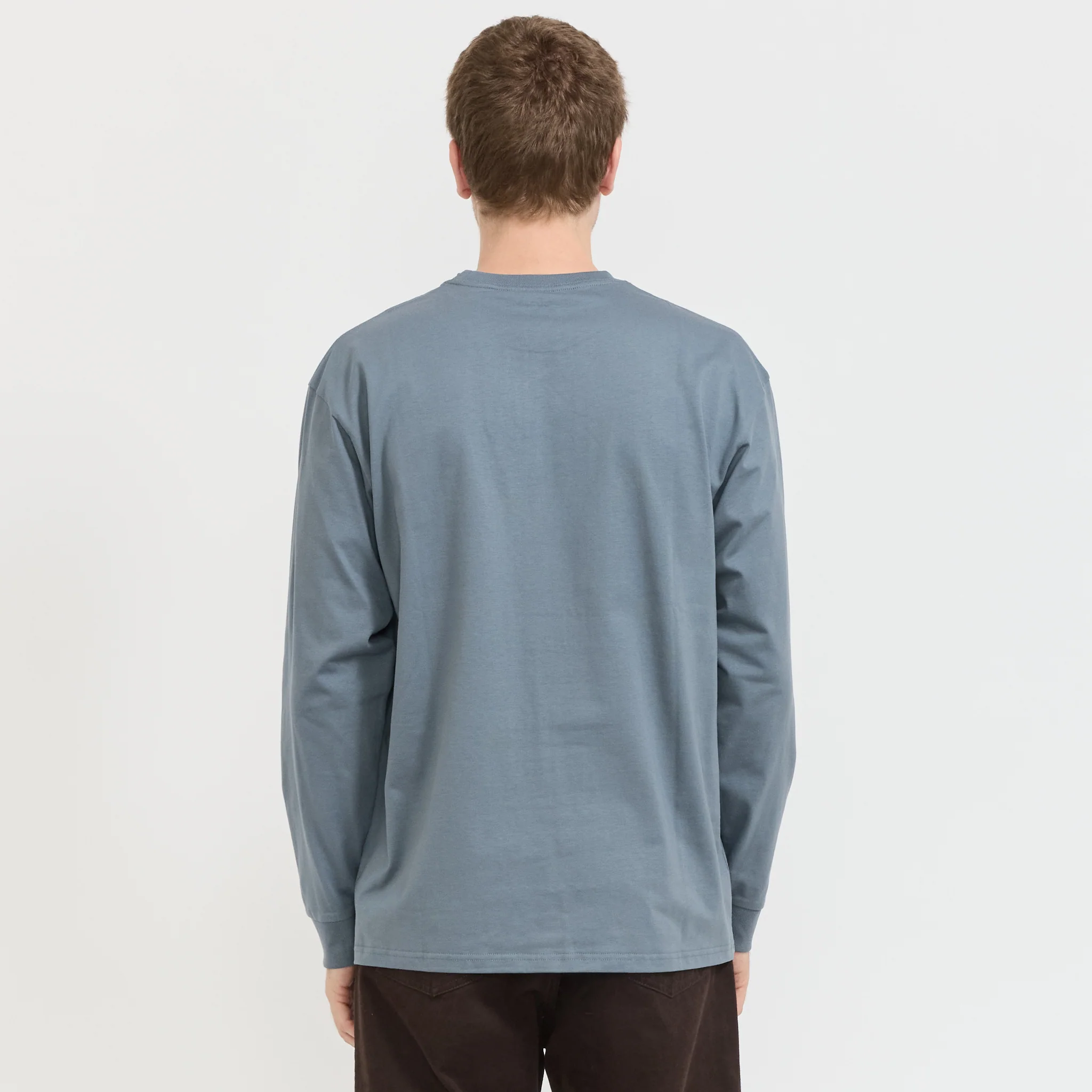 L/S Chase T-Shirt Cozy Blue/Gold - Image 4